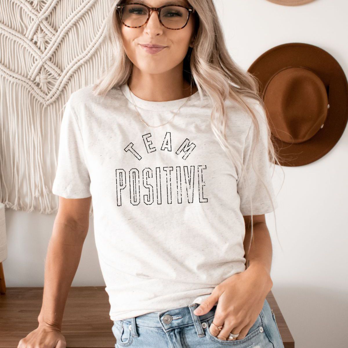 Team Positive Women Tee Casual