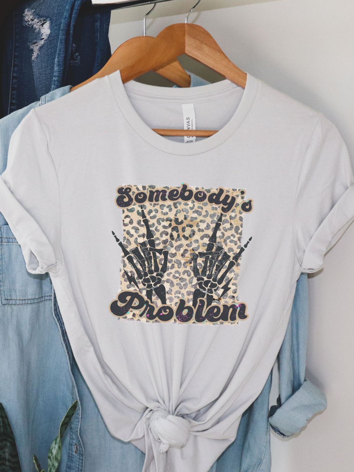 Somebody's Problem Unisex T-Shirt Casual