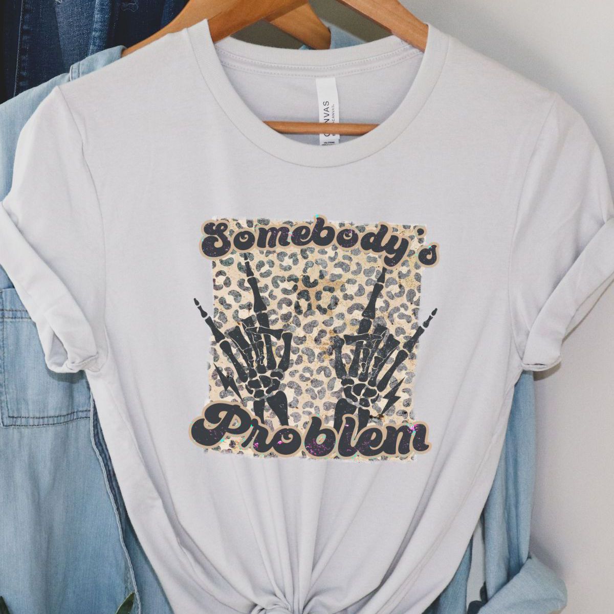 Somebody's Problem Unisex T-Shirt Casual