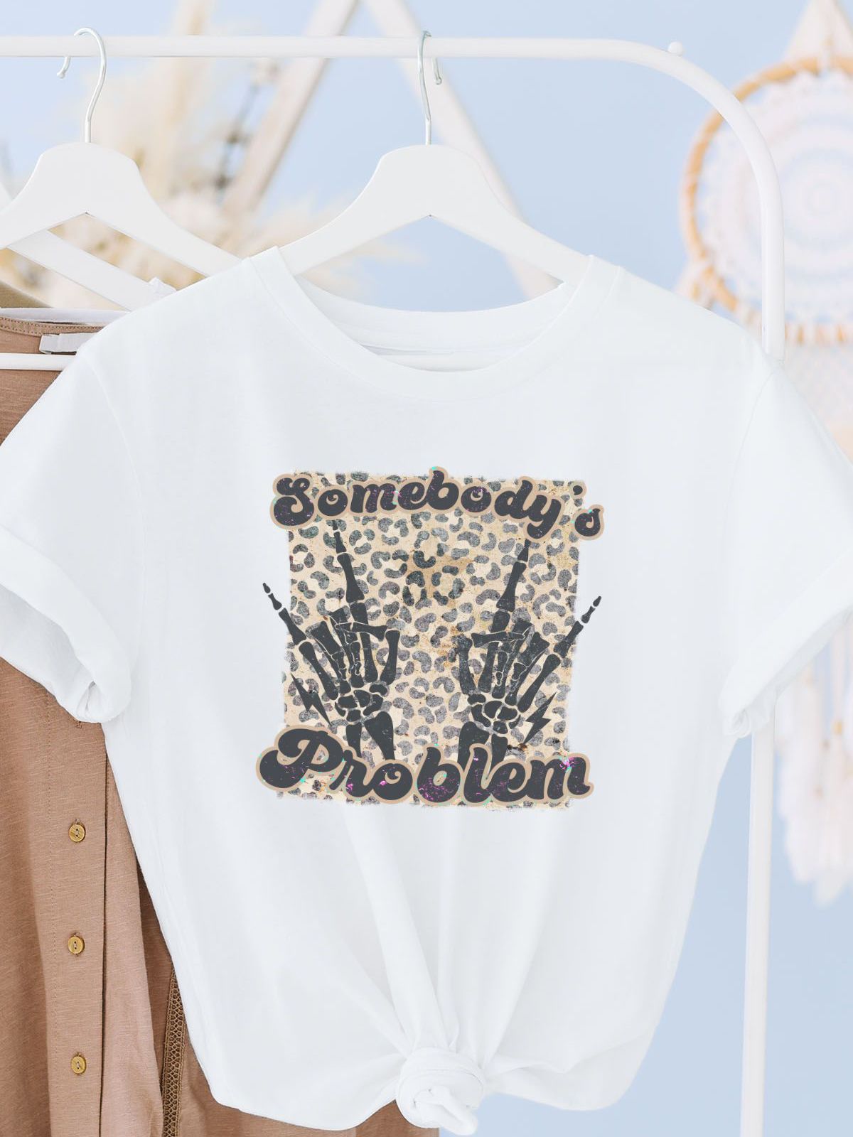 Somebody's Problem Unisex T-Shirt Casual
