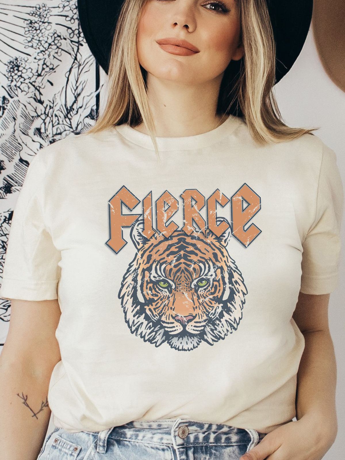 Fierce Woman T-Shirt Casual