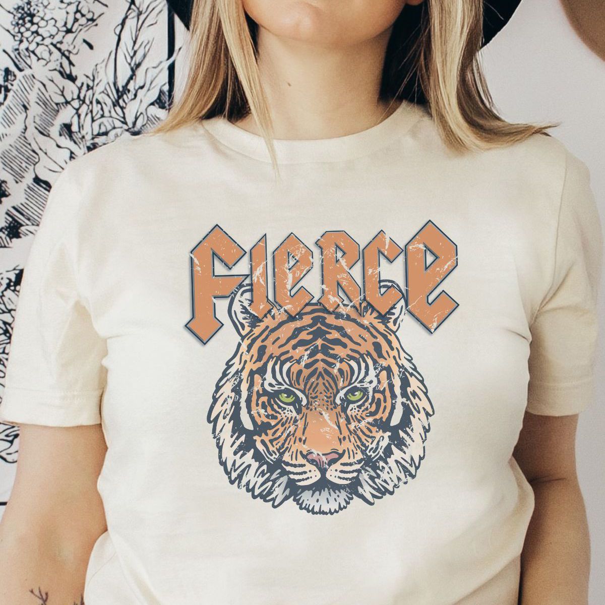 Fierce Woman T-Shirt Casual