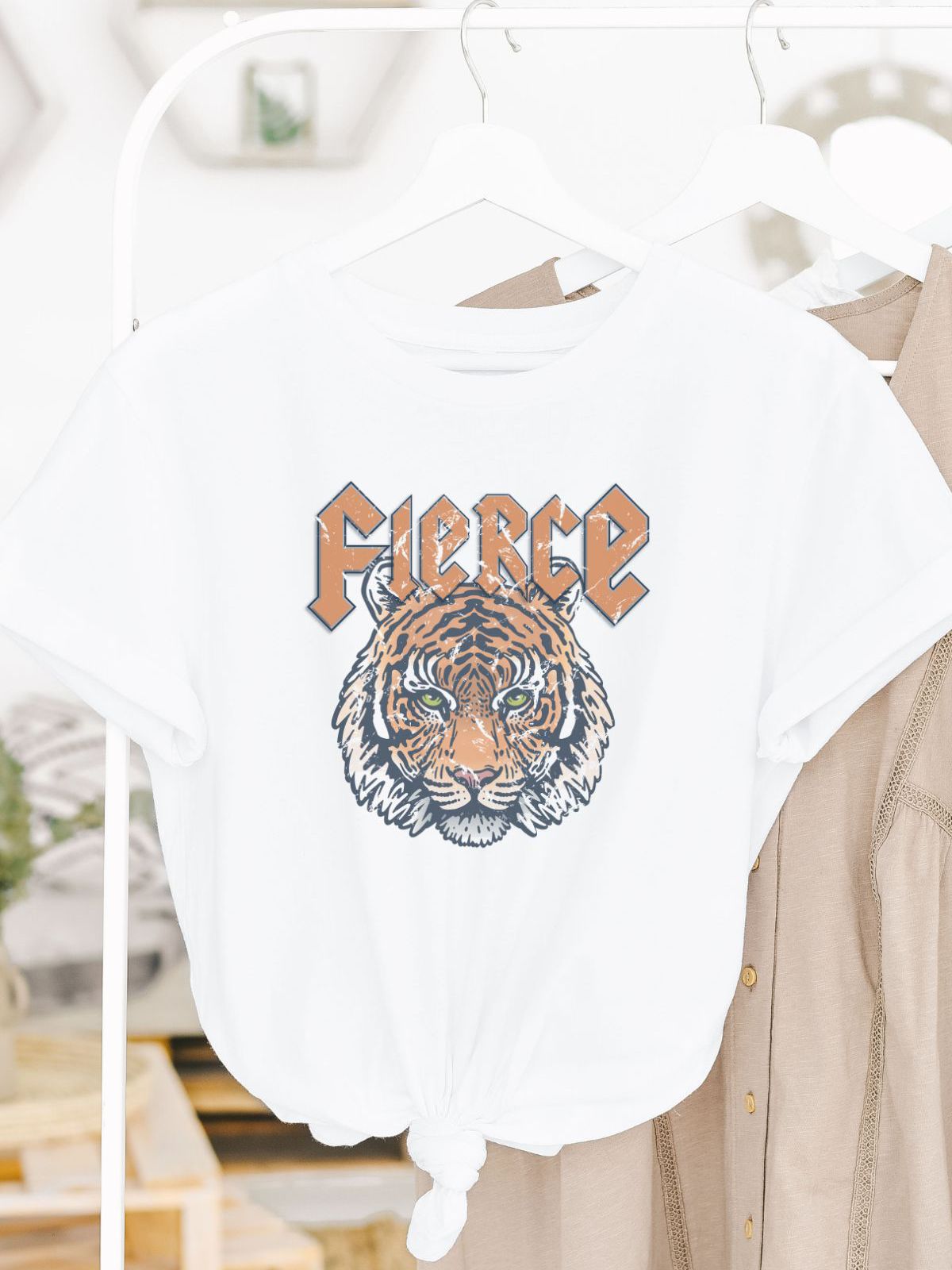 Fierce Woman T-Shirt Casual
