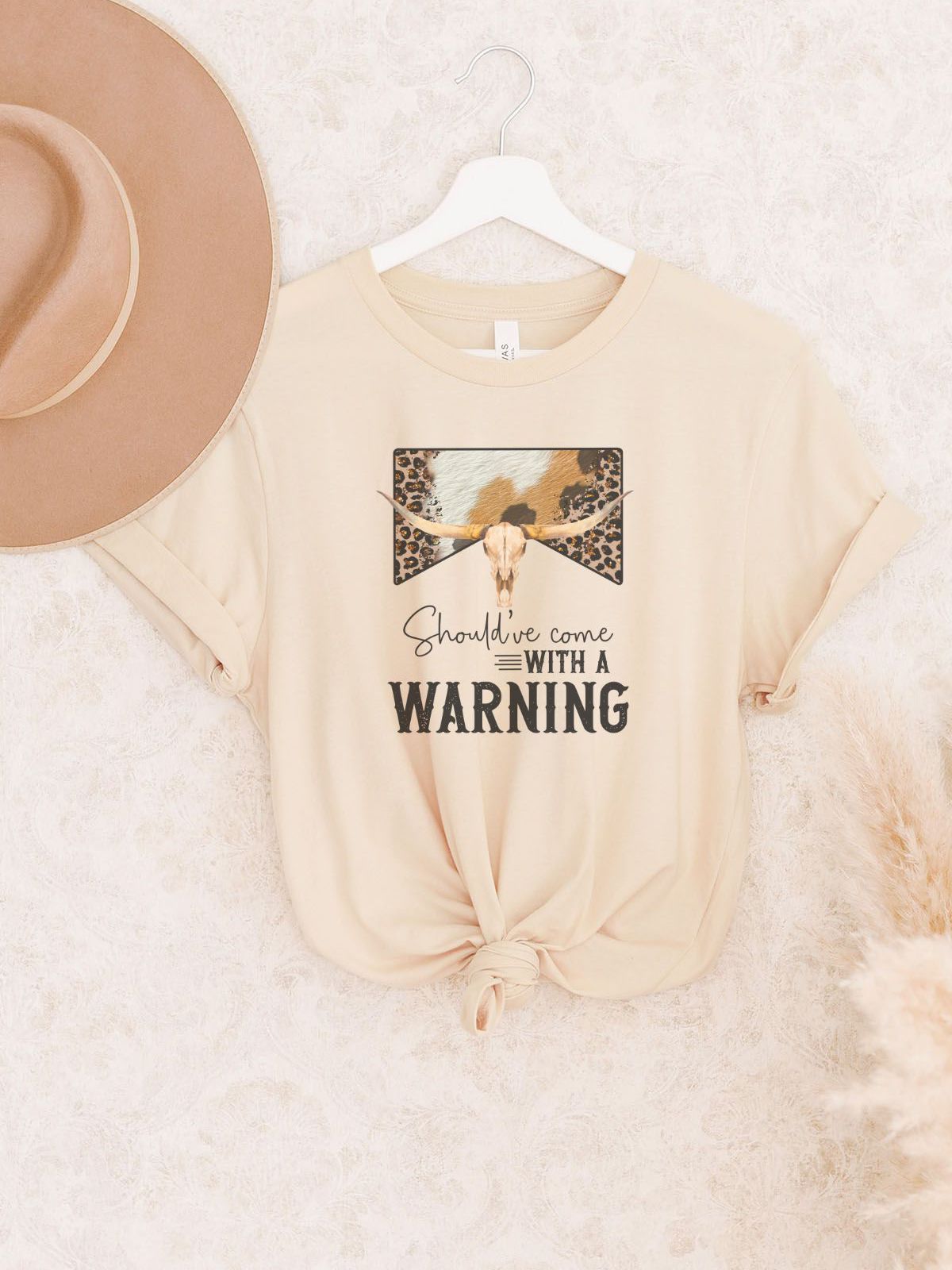 Cowgirl Women's T-Shirt Warning