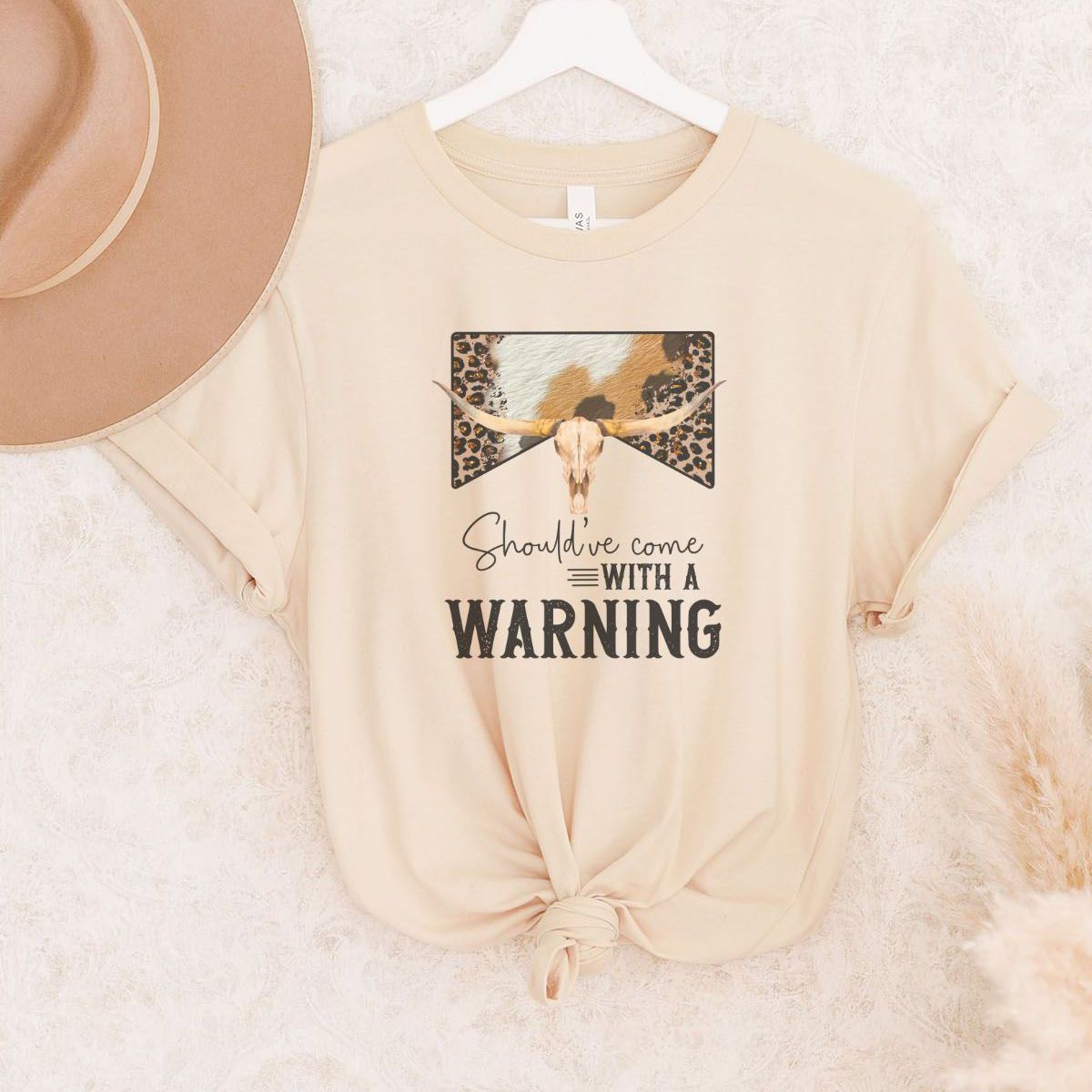 Cowgirl Women's T-Shirt Warning