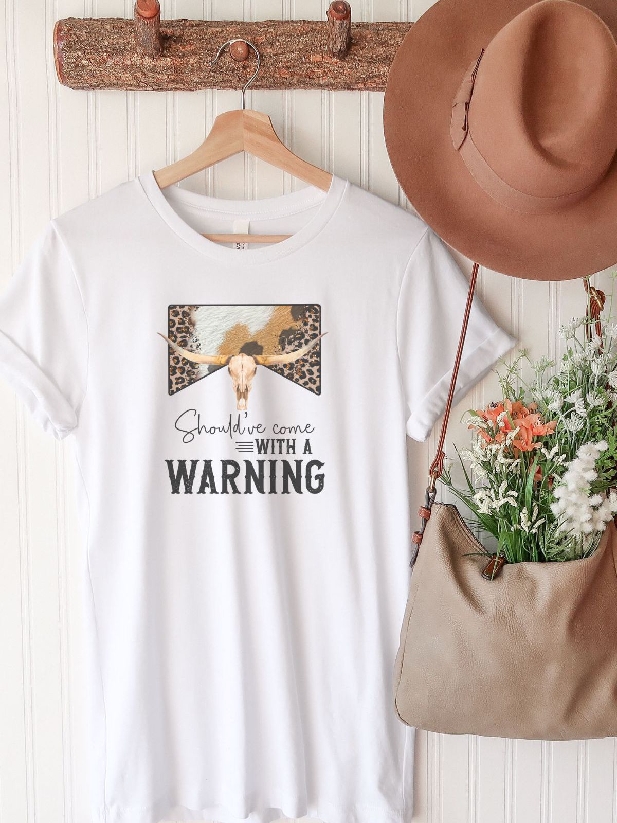 Cowgirl Women's T-Shirt Warning