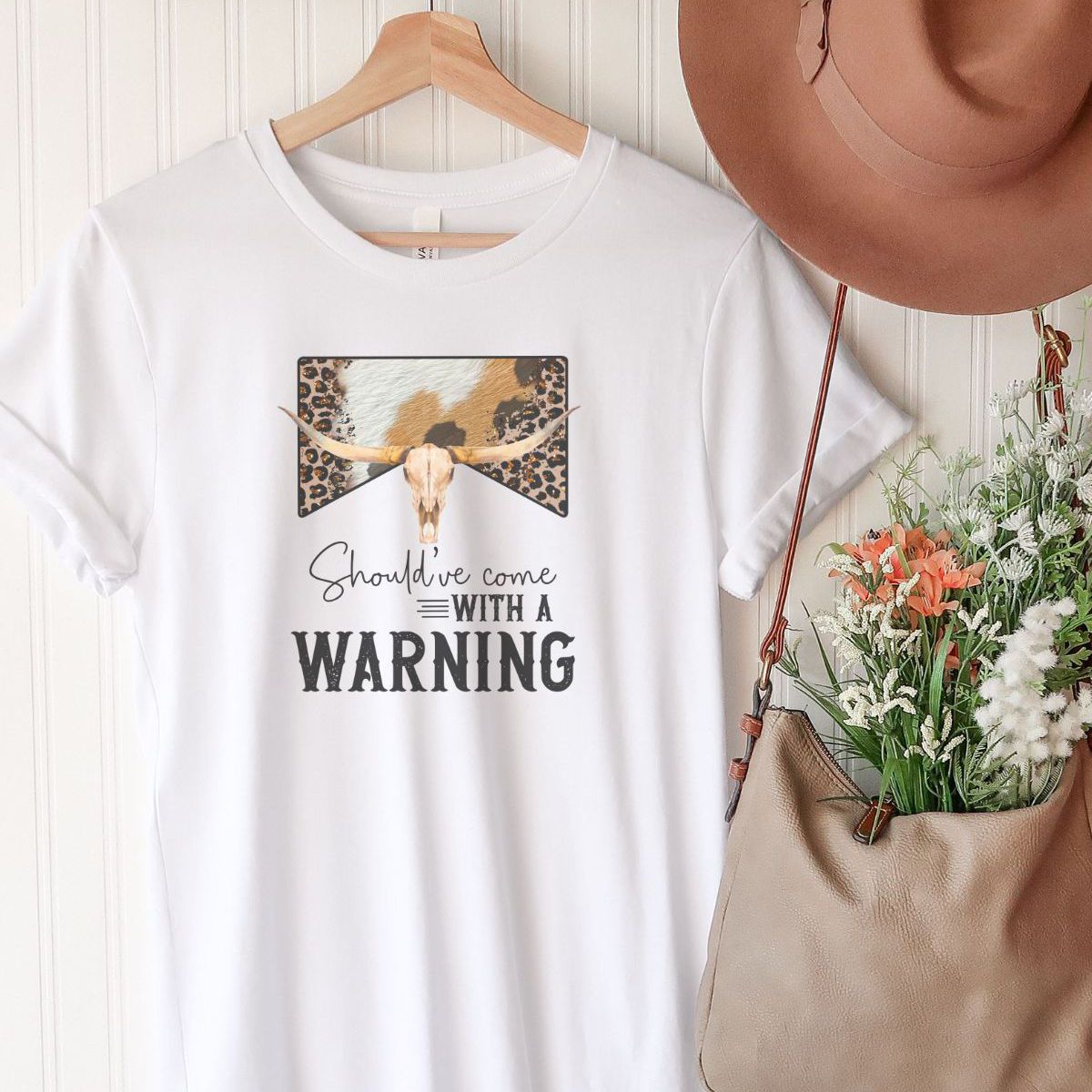 Cowgirl Women's T-Shirt Warning