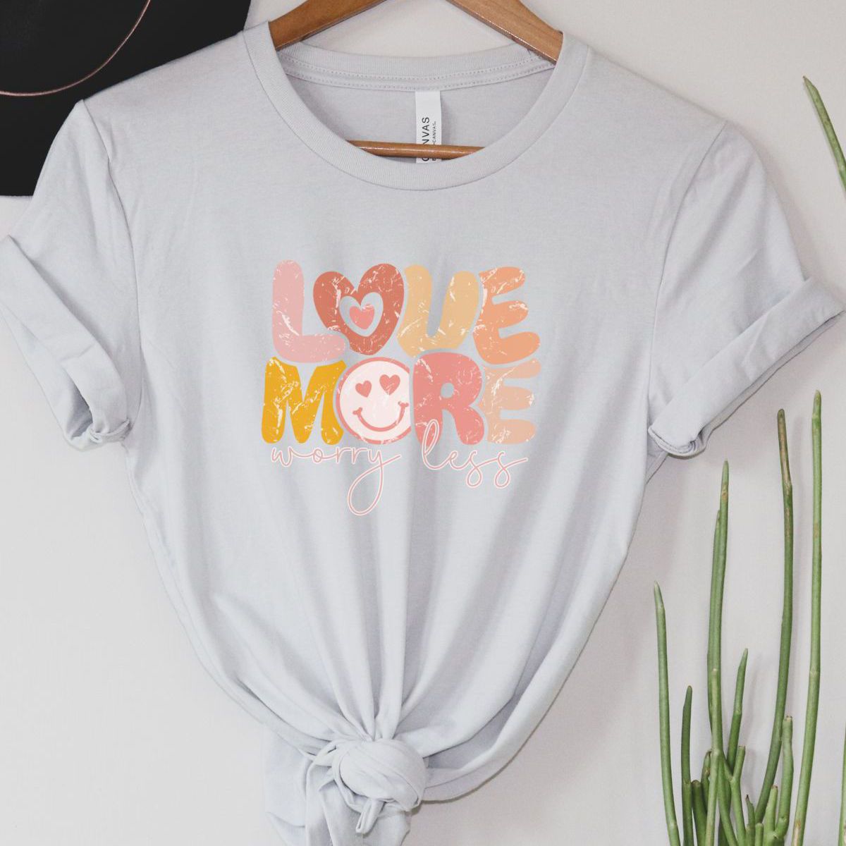 Love More Worry Less T Shirt