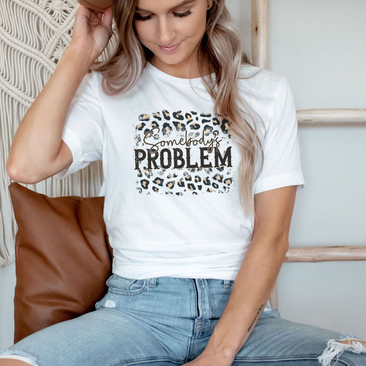 Somebodys Problem Womens T-Shirt Casual