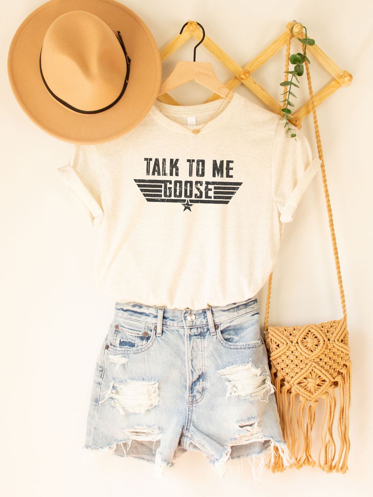 Talk to Me Goose Womens T-Shirt Casual