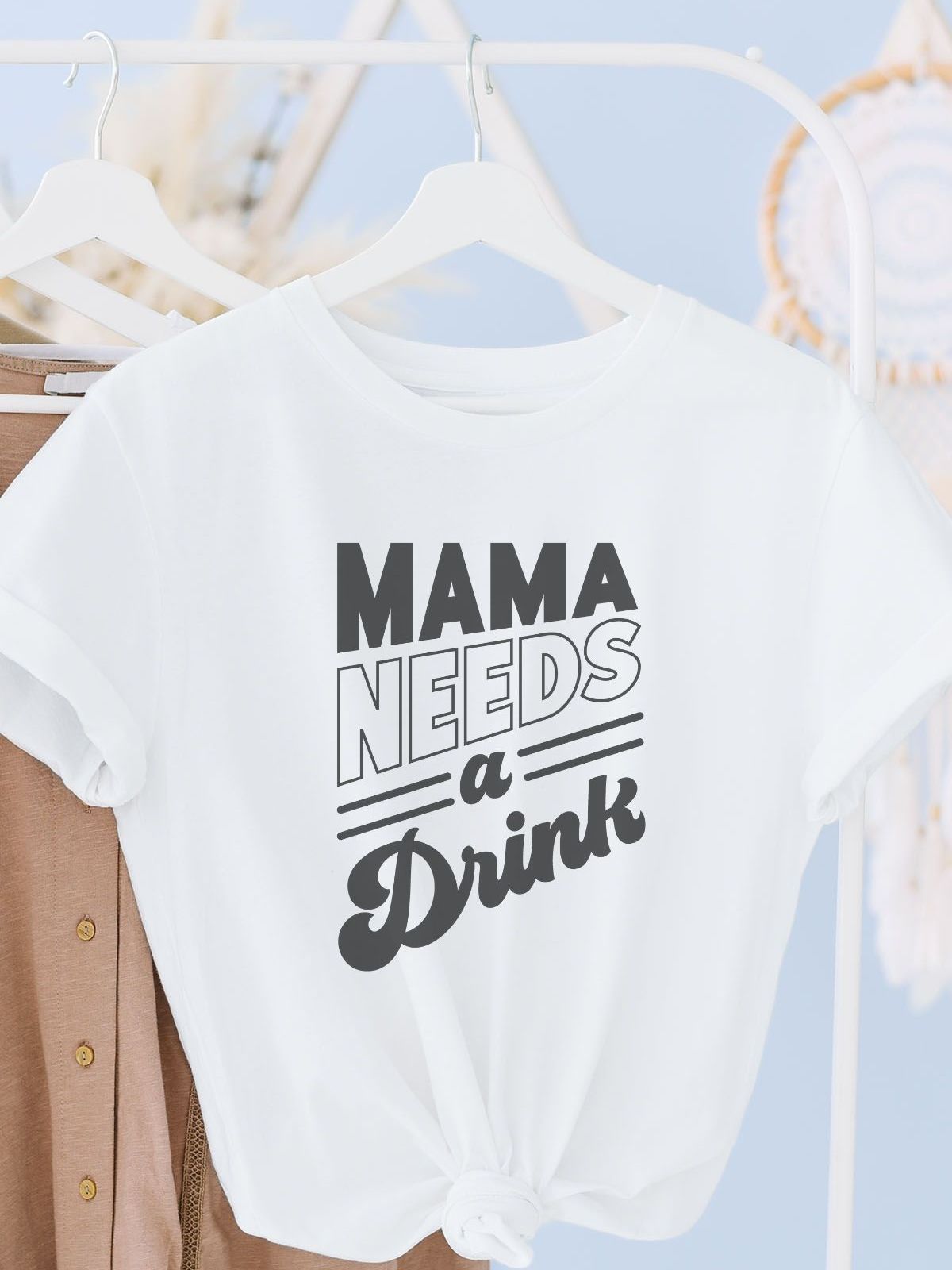 Comfy Statement Tee for Moms