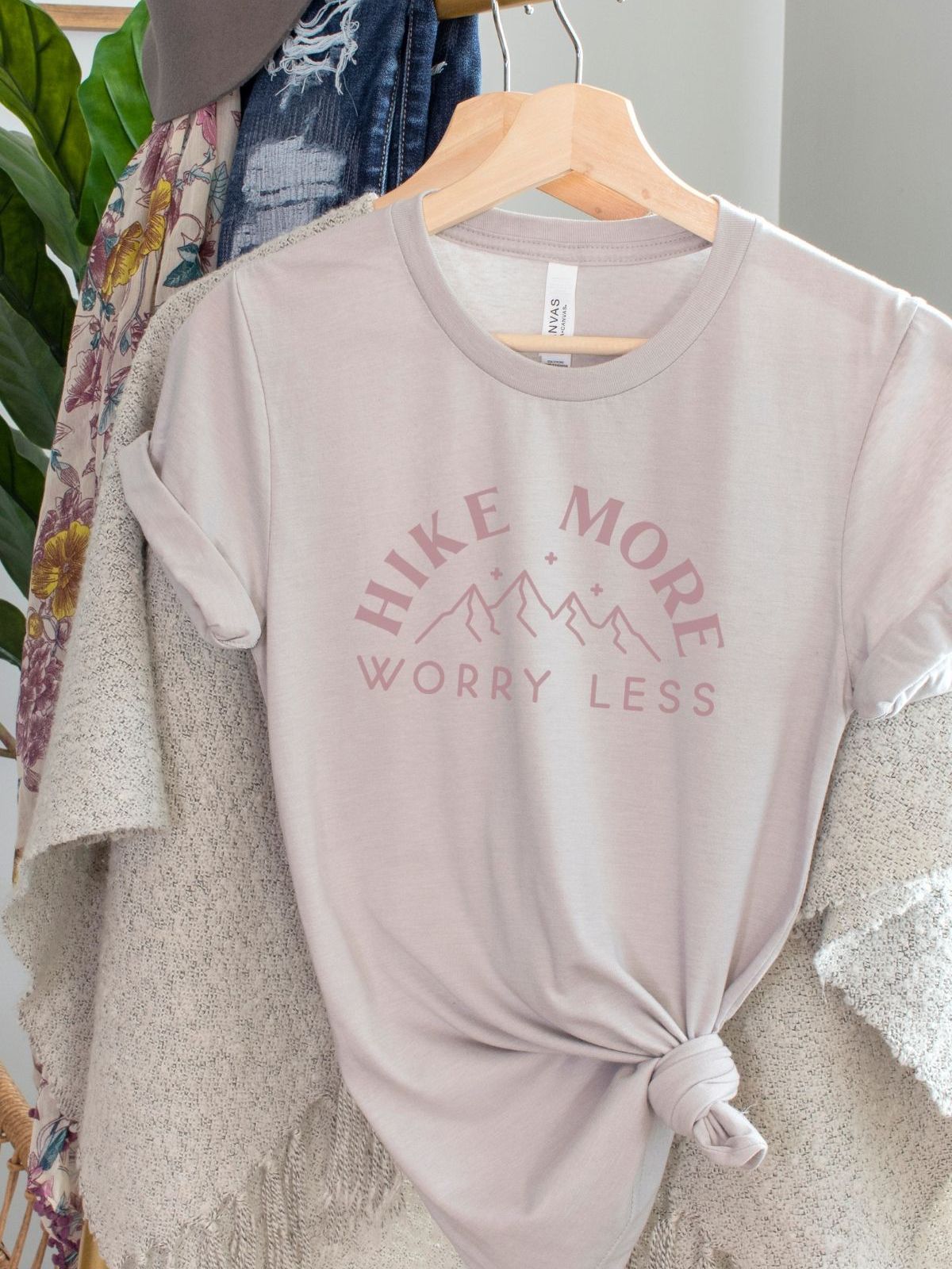 Hike More Worry Less Women Tshirt