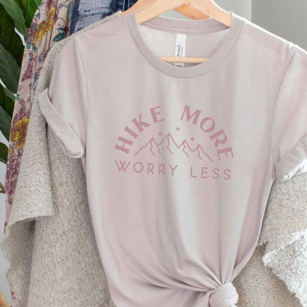 Hike More Worry Less Women Tshirt