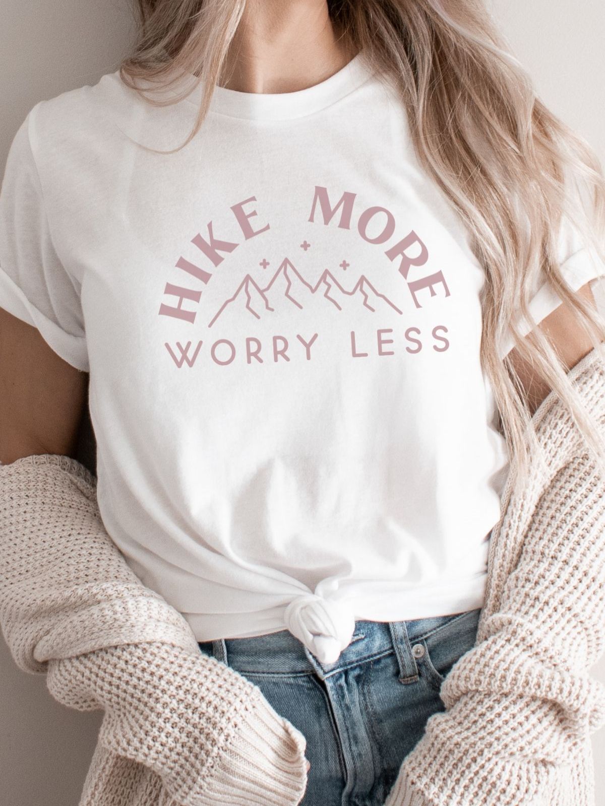 Hike More Worry Less Women Tshirt