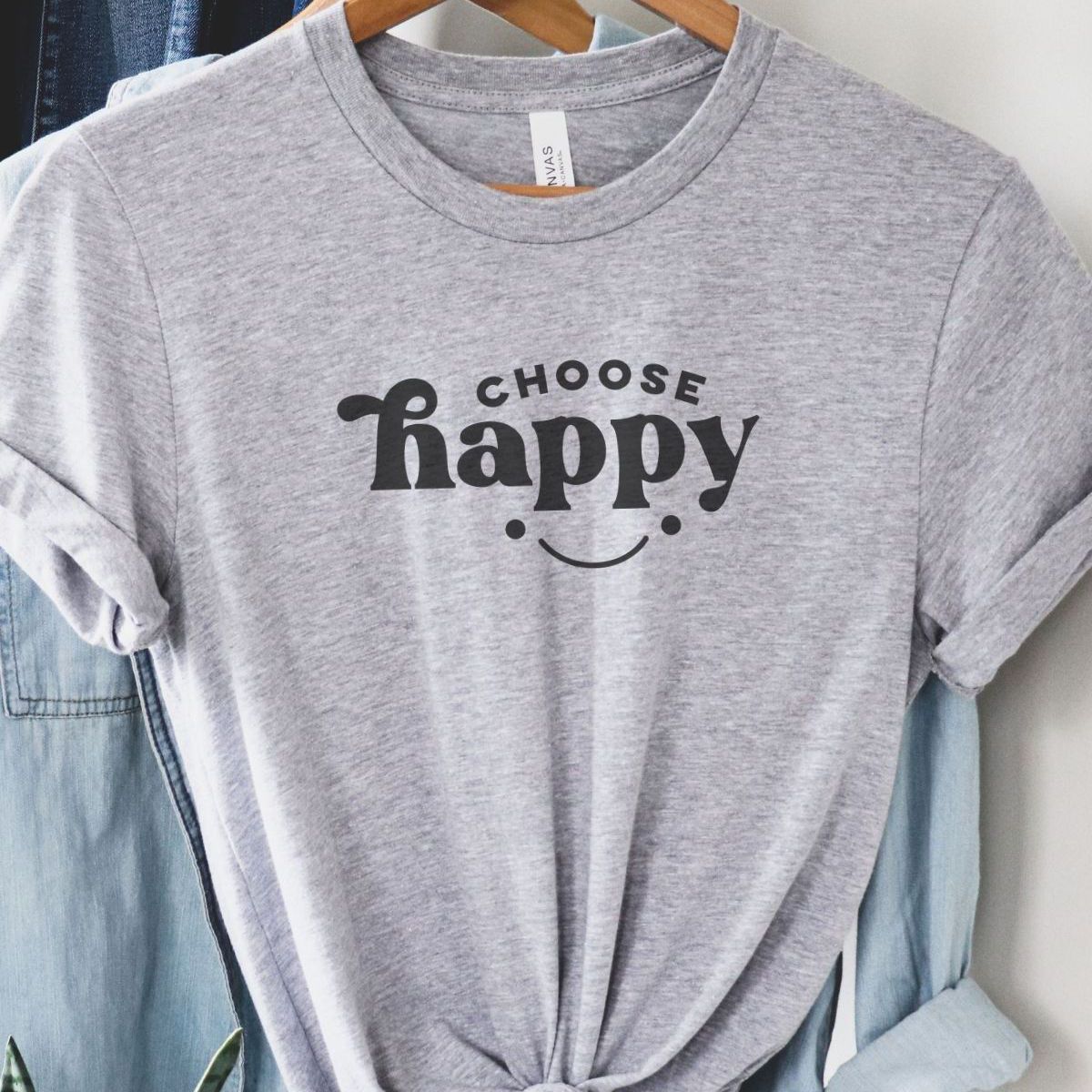 Choose Happy Unisex Tee Positive Vibes