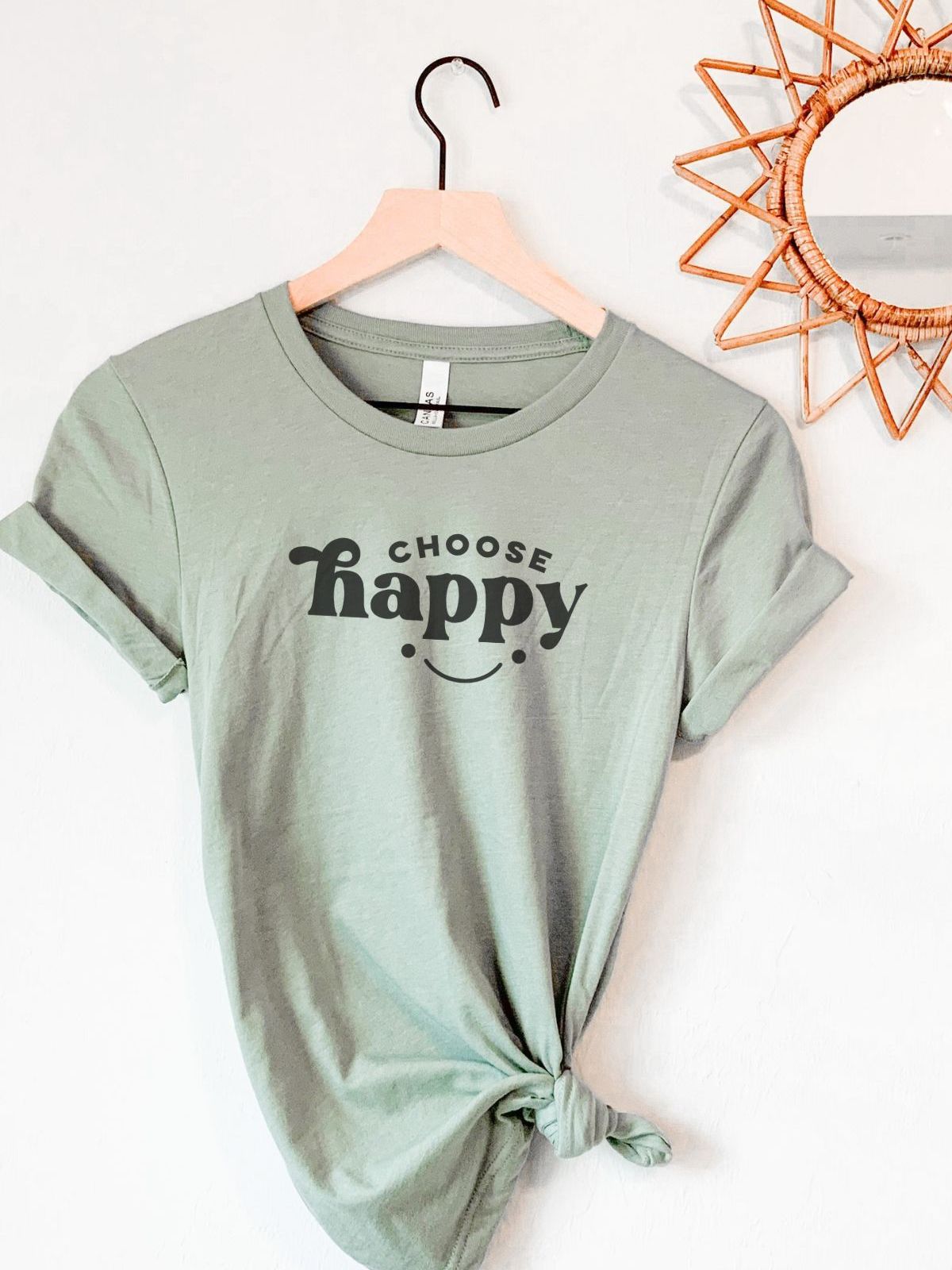 Choose Happy Unisex Tee Positive Vibes