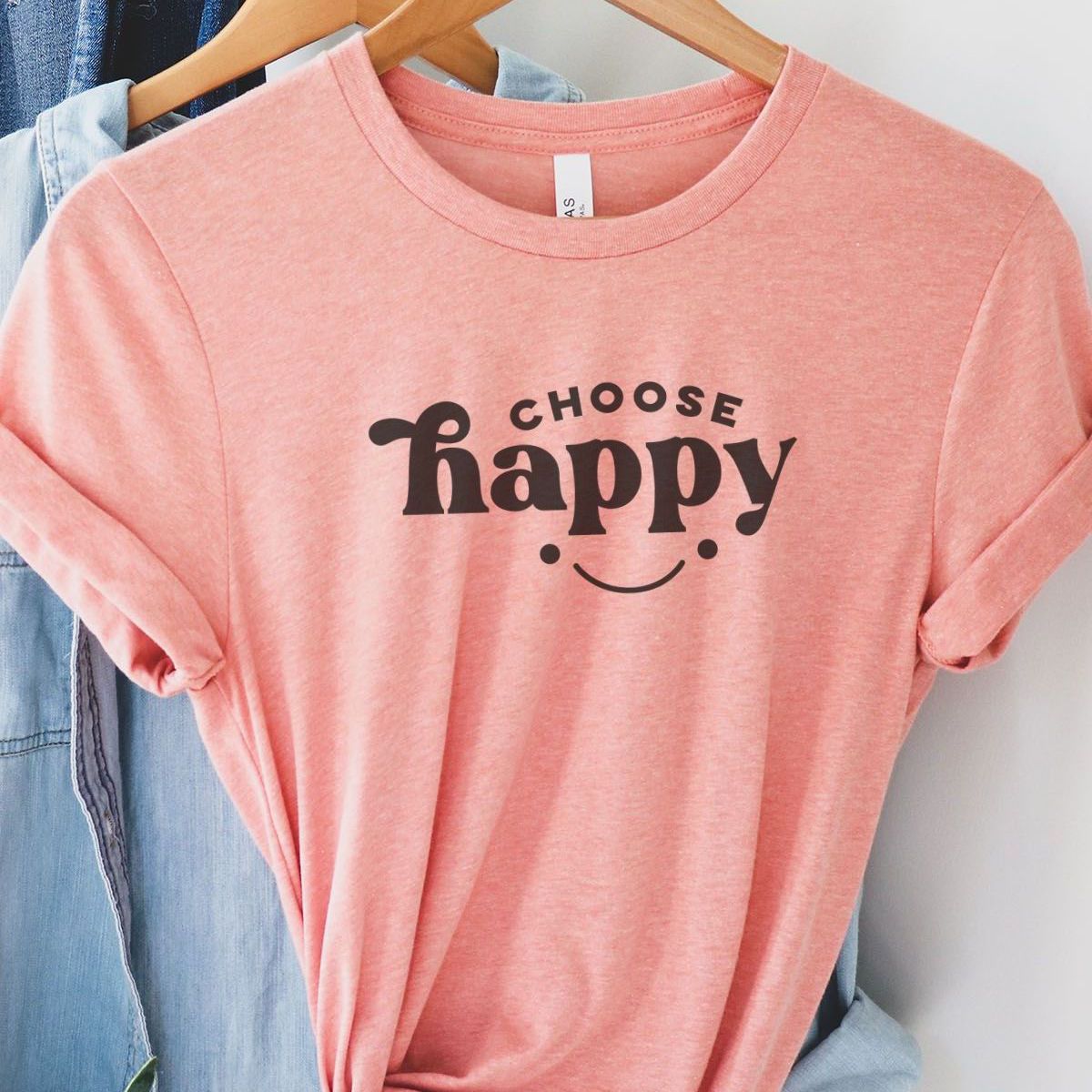 Choose Happy Unisex Tee Positive Vibes