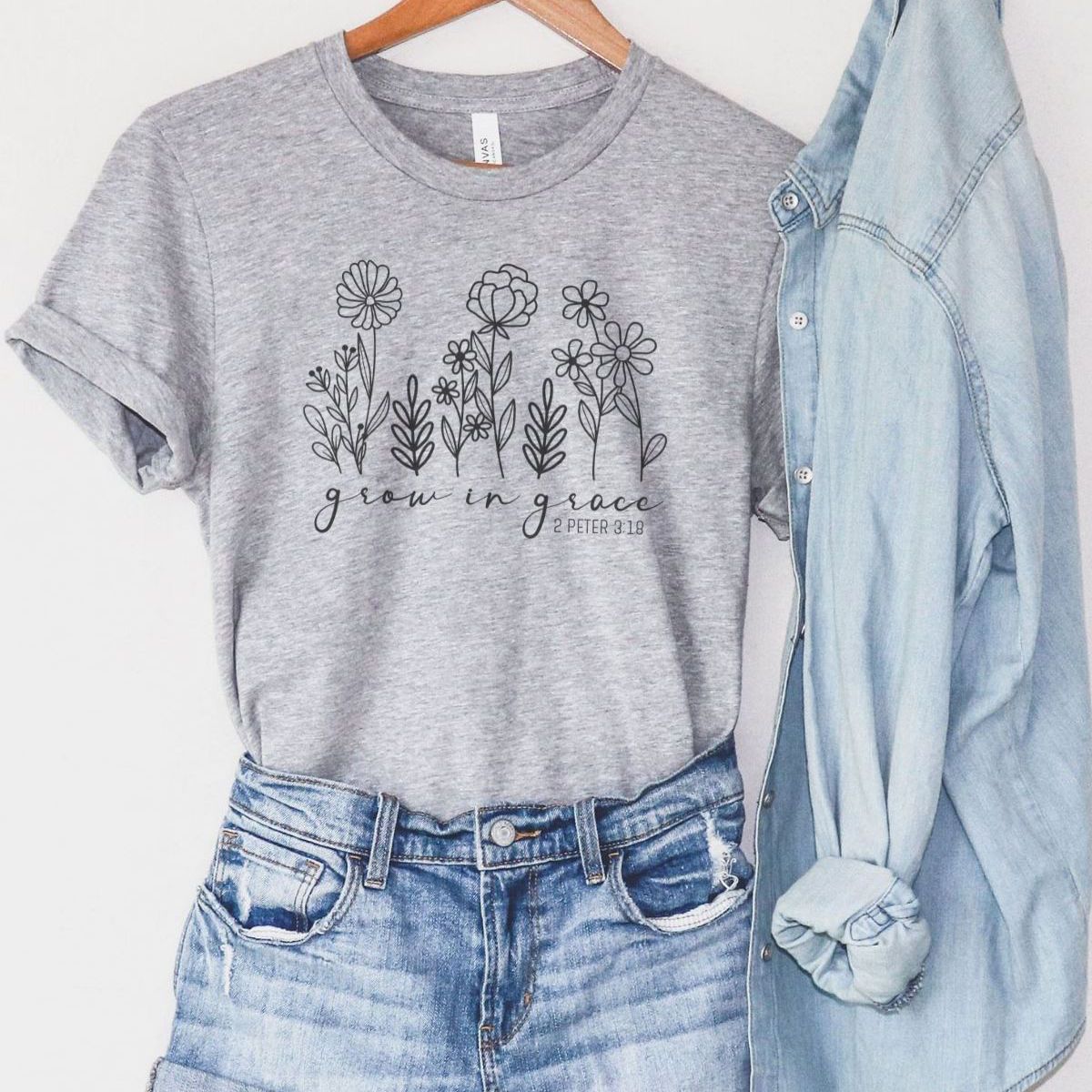 Floral Grace Graphic Tee