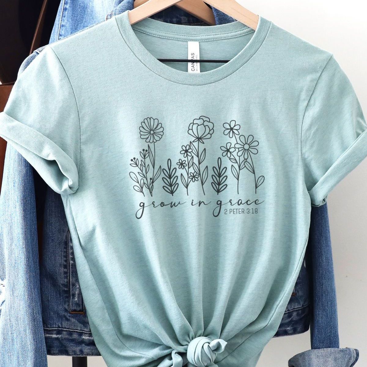 Floral Grace Graphic Tee