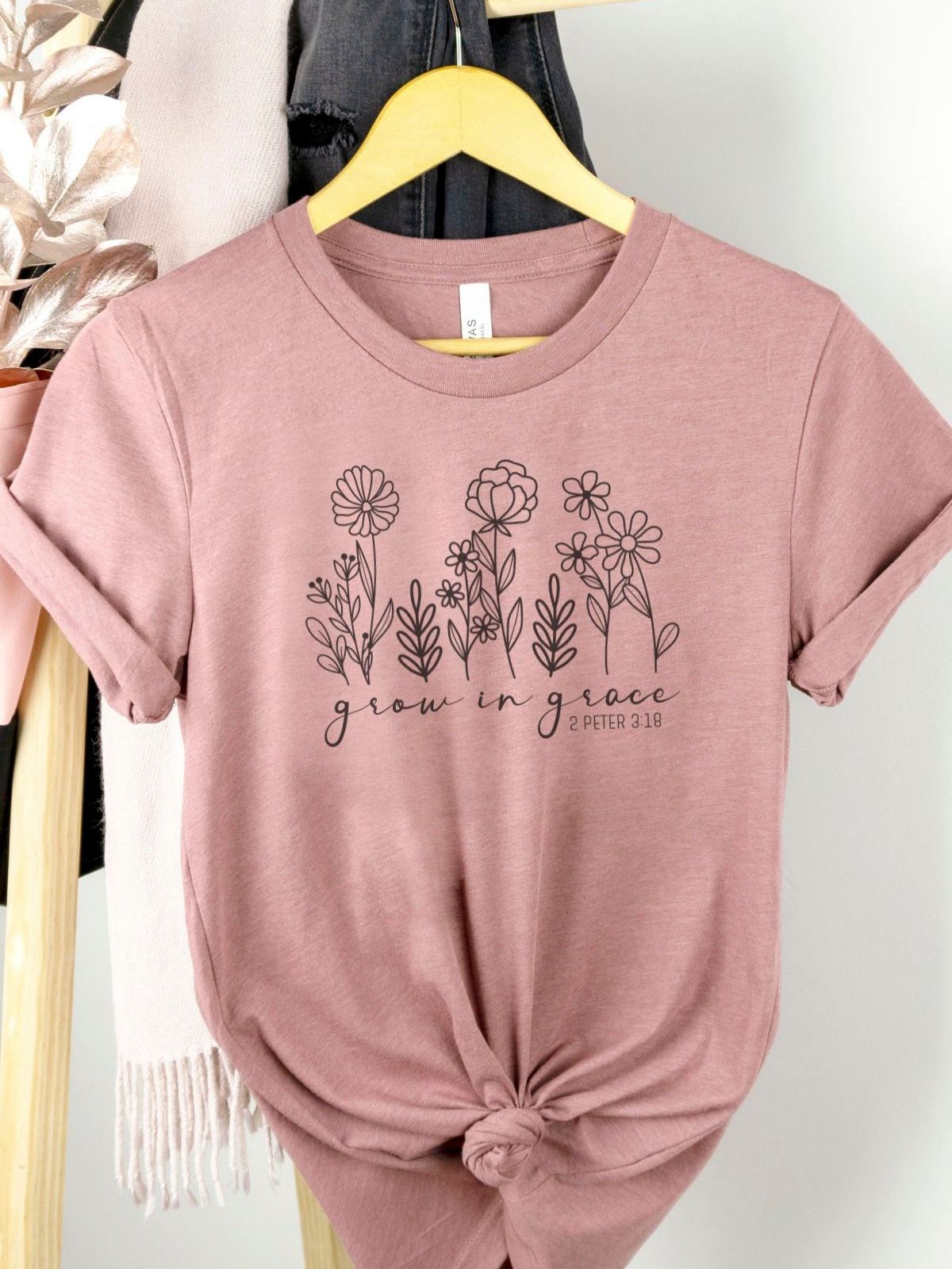 Floral Grace Graphic Tee