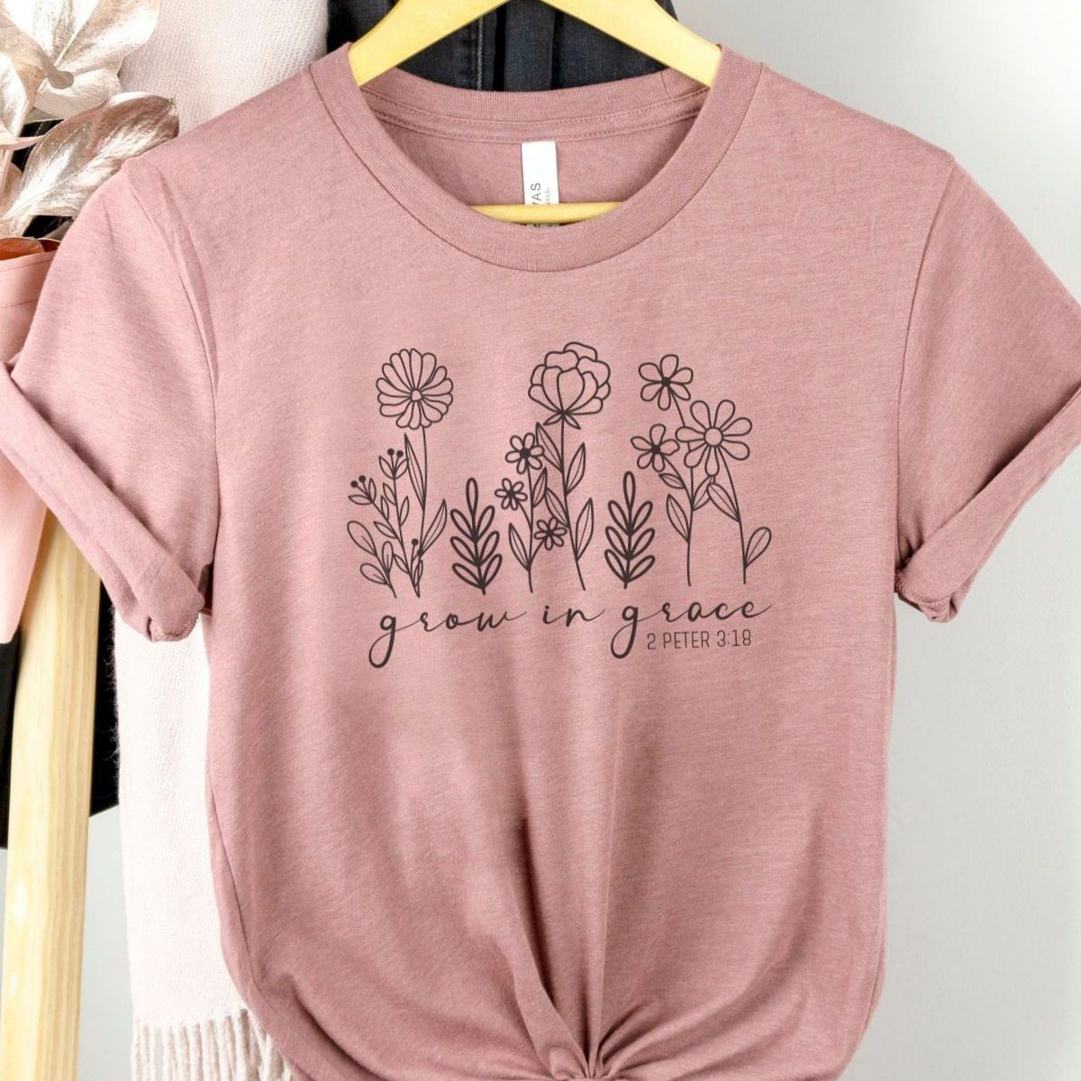 Floral Grace Graphic Tee