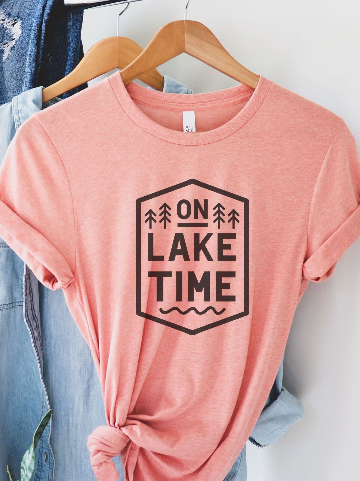 On Lake Time Womens T-Shirt Summer