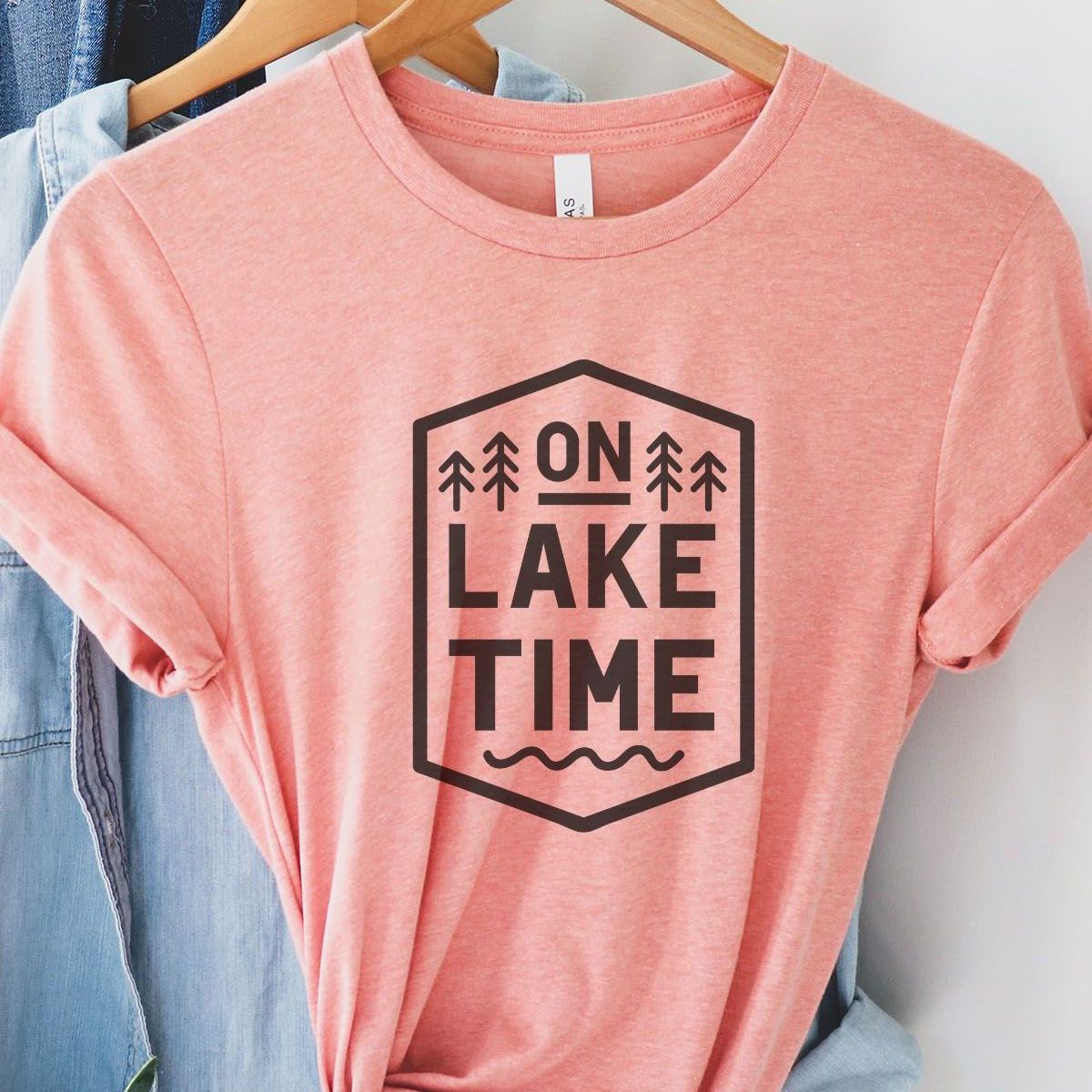 On Lake Time Womens T-Shirt Summer