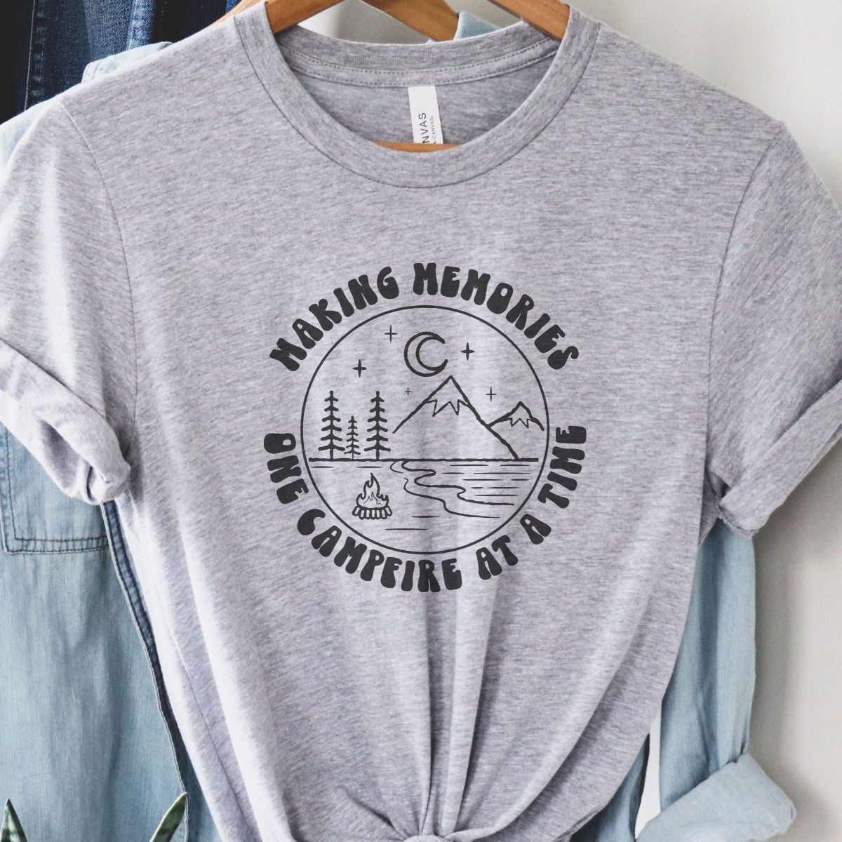 Making Memories Women T Shirt Camping Season