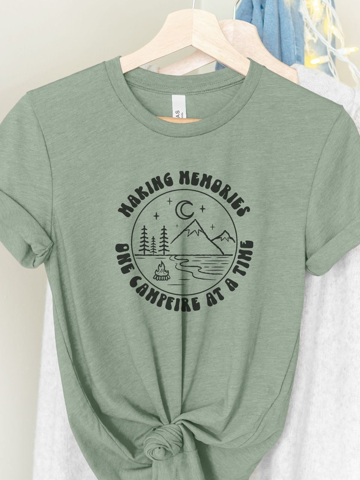 Making Memories Women T Shirt Camping Season