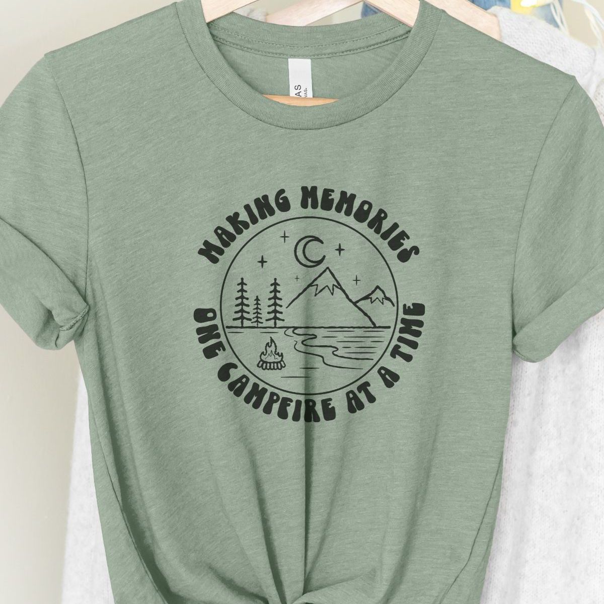 Making Memories Women T Shirt Camping Season