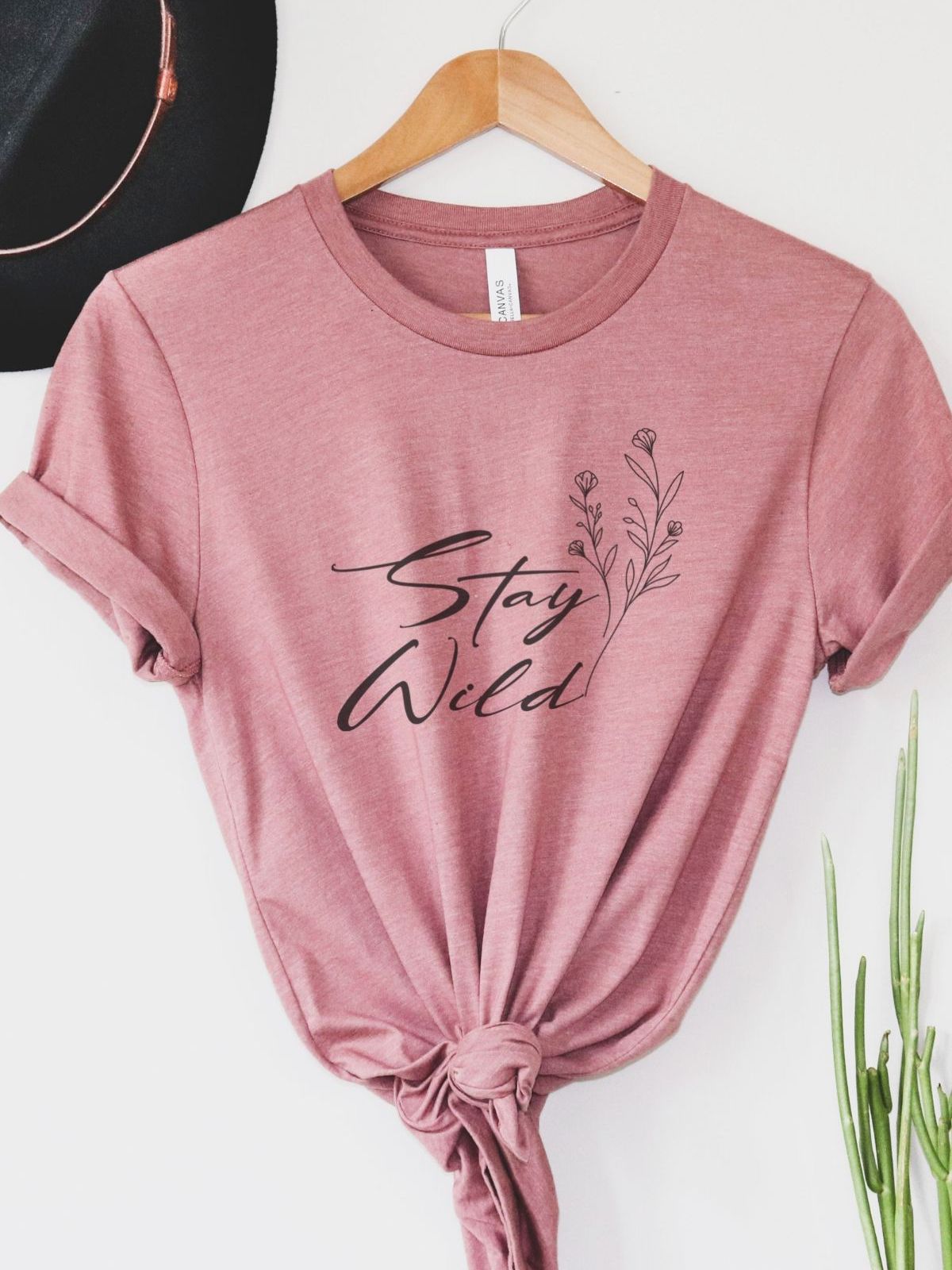 Stay Wild Womens T-Shirt Casual Wear