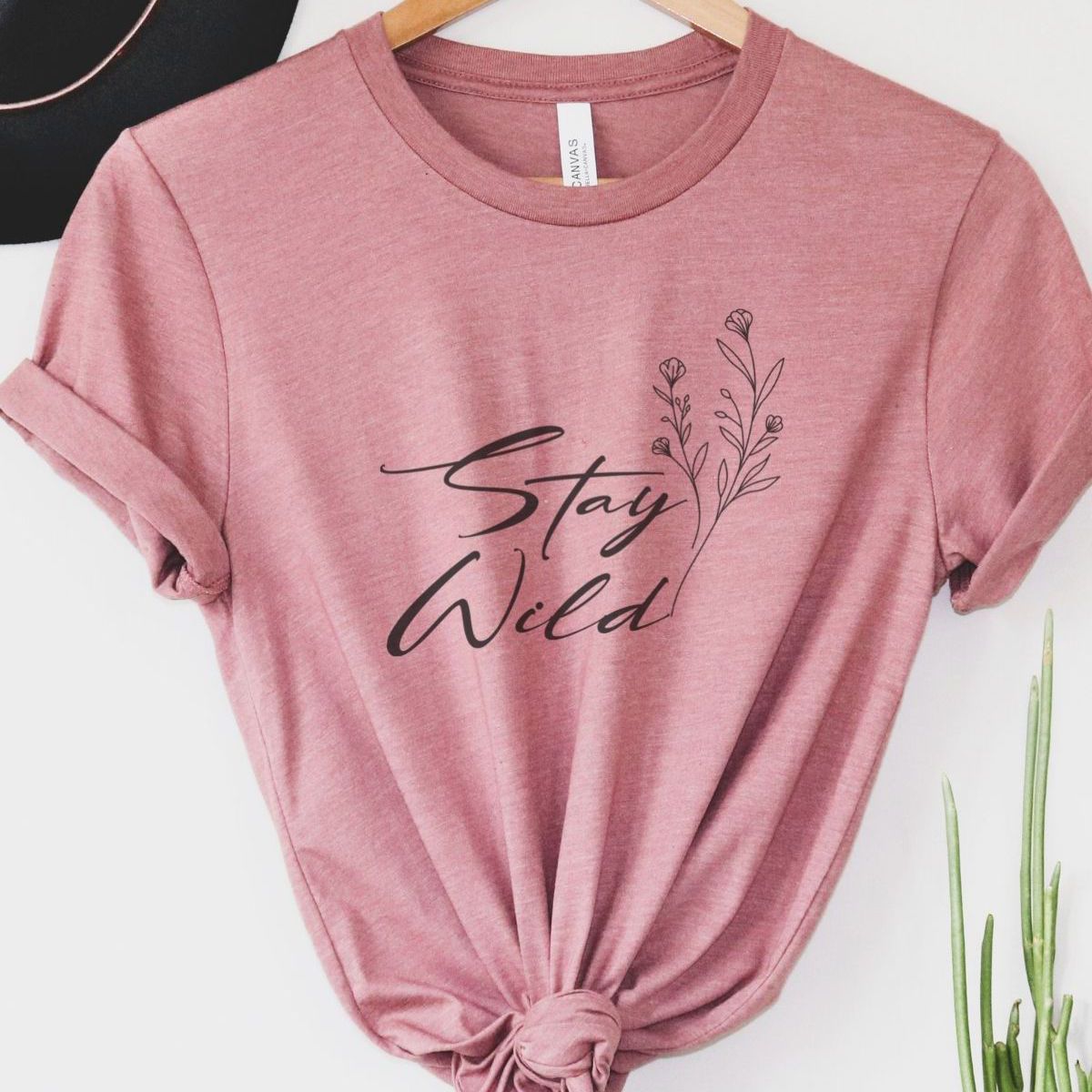 Stay Wild Womens T-Shirt Casual Wear