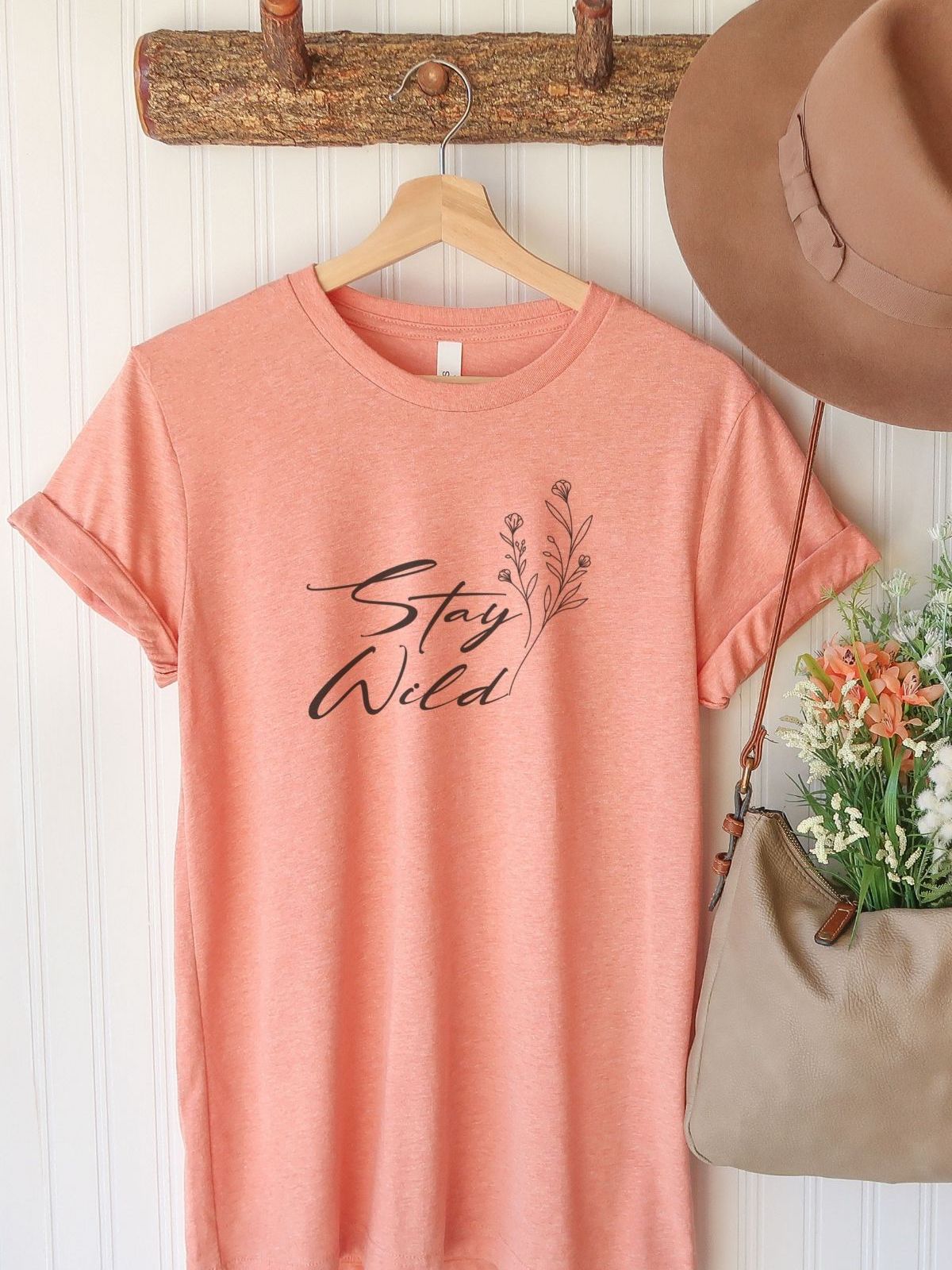 Stay Wild Womens T-Shirt Casual Wear