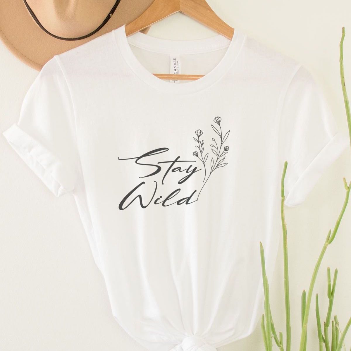 Stay Wild Womens T-Shirt Casual Wear