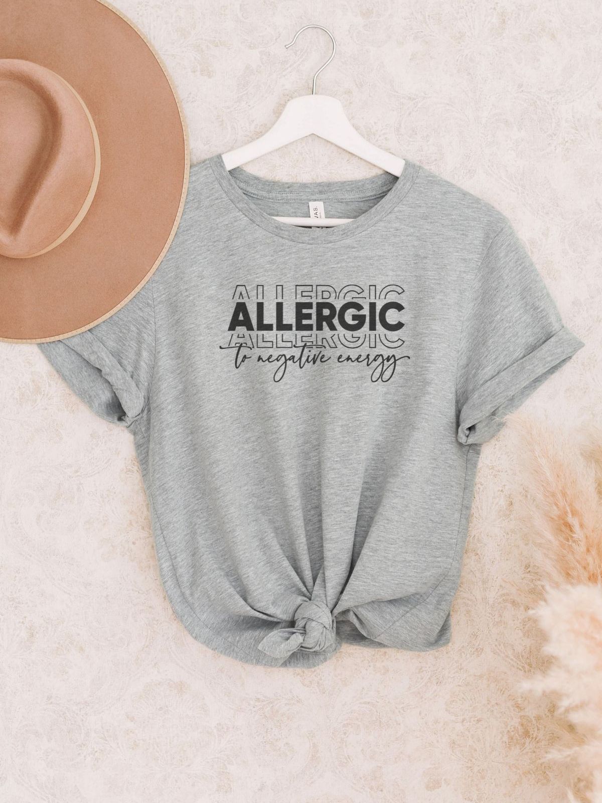 Allergic to Negative Energy Women's T-Shirt Casual Wear