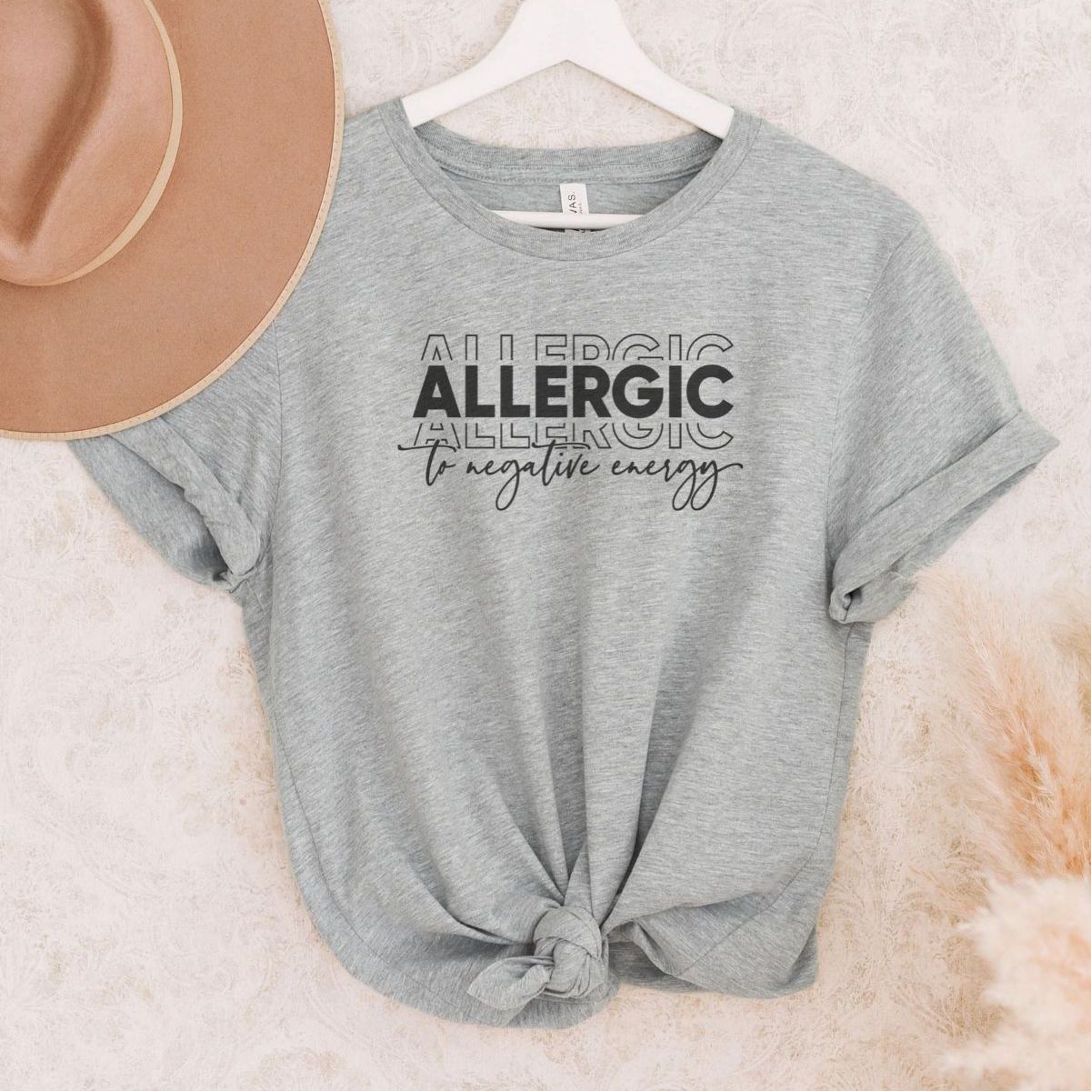 Allergic to Negative Energy Women's T-Shirt Casual Wear