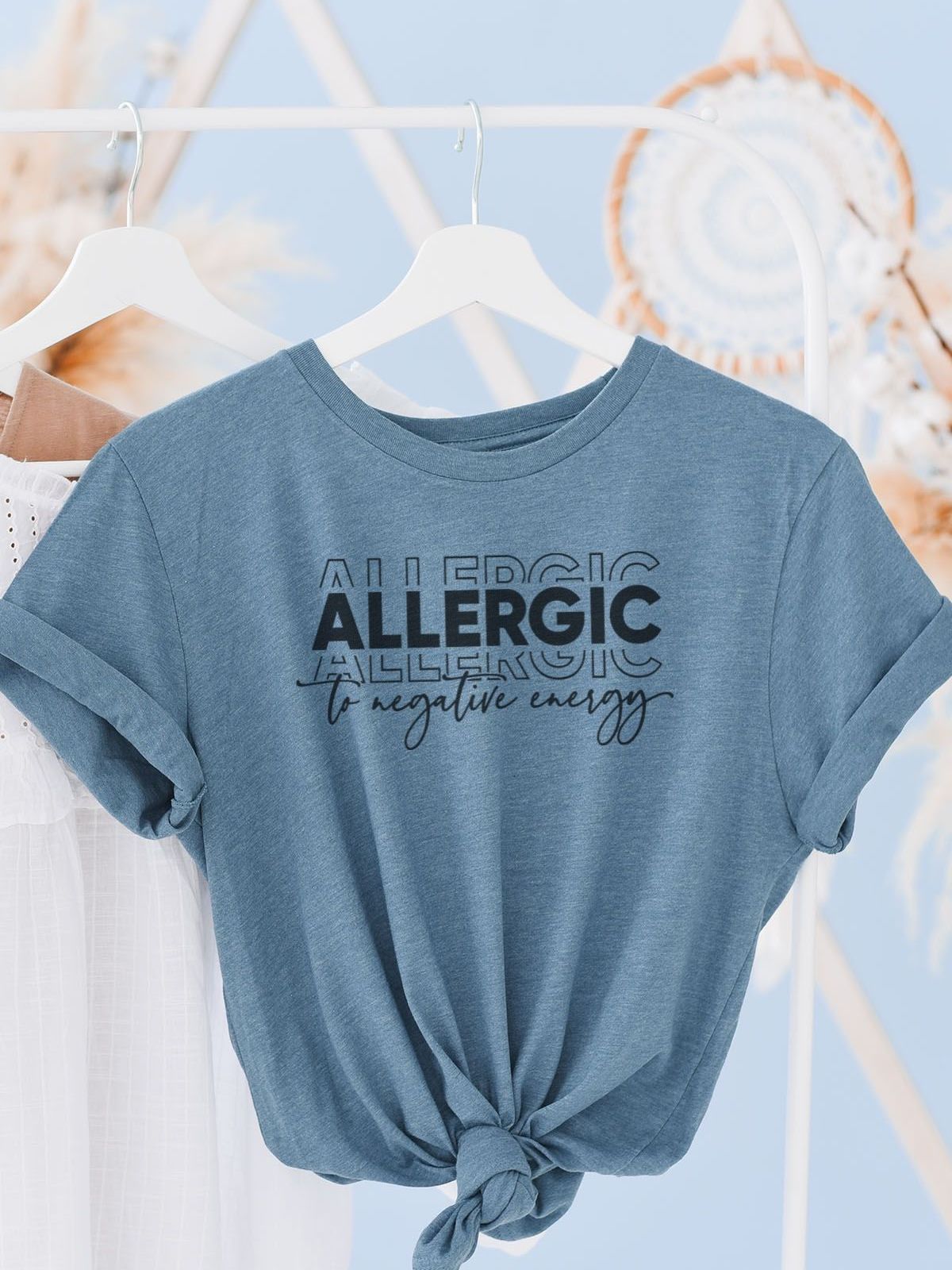 Allergic to Negative Energy Women's T-Shirt Casual Wear