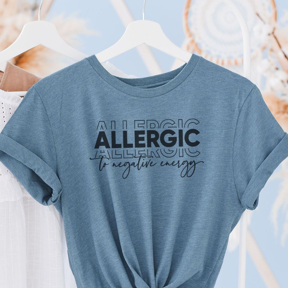 Allergic to Negative Energy Women's T-Shirt Casual Wear