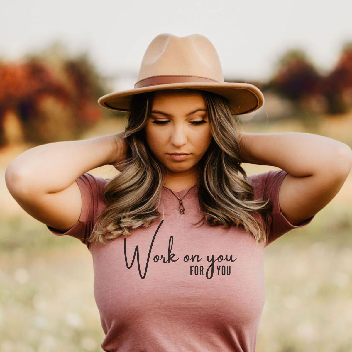 Work on You Women's Tee Fall