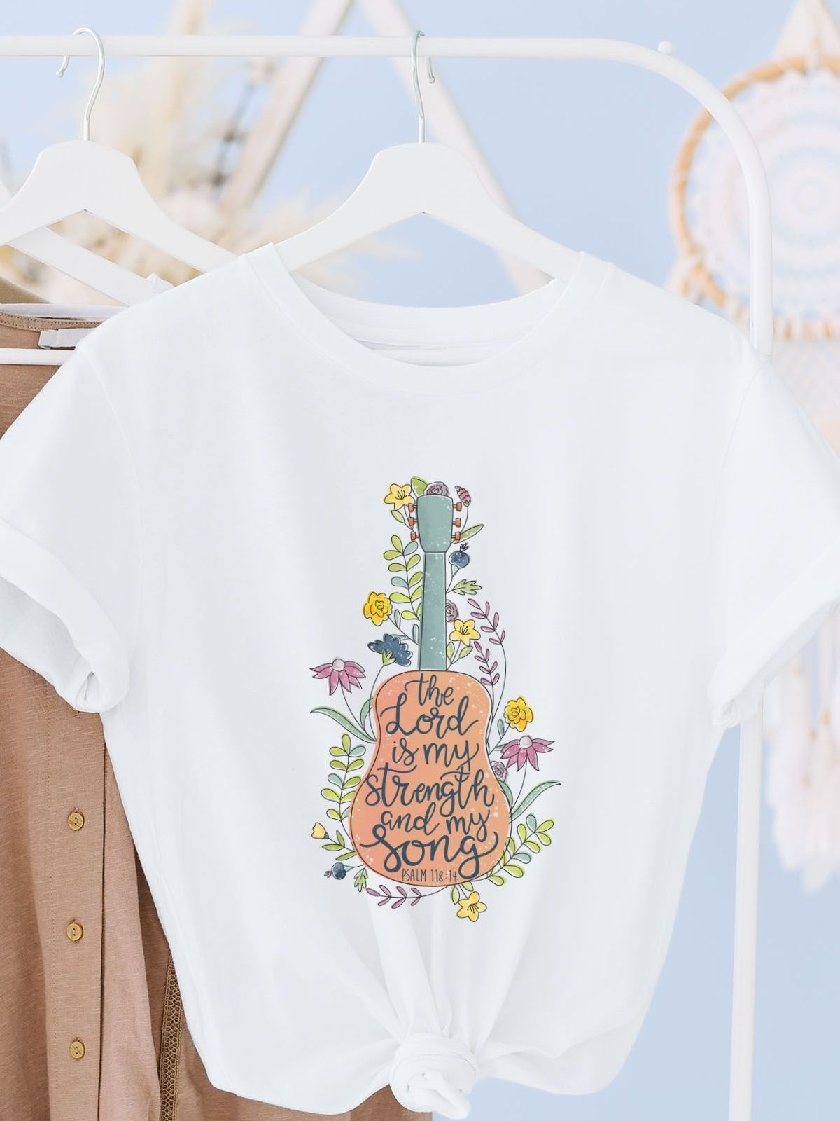 Guitar Scripture Women's Tee Inspirational