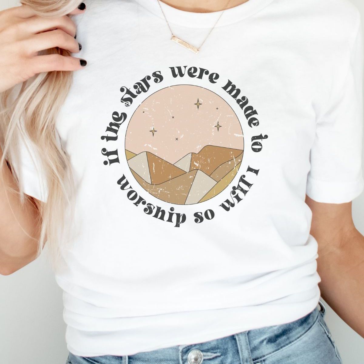 Stars Worship Women T-Shirt