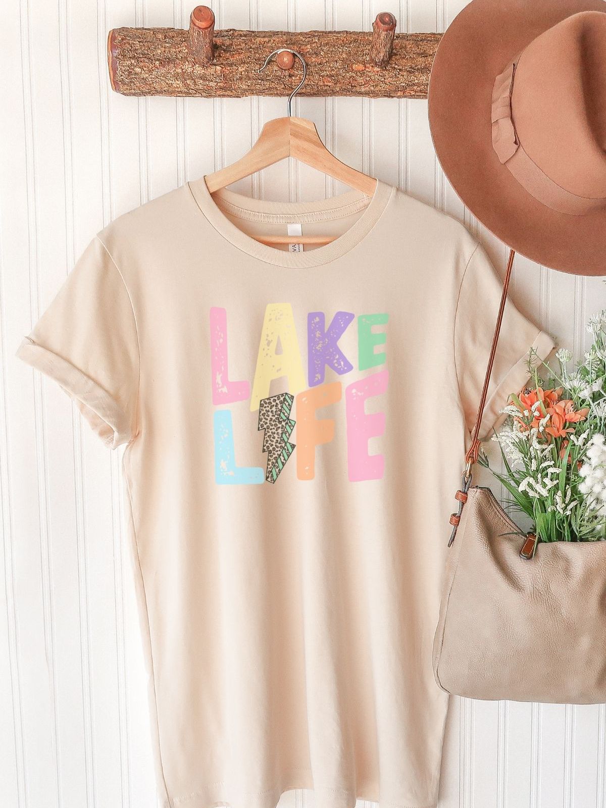 Lake Life Womens T-Shirt Summer