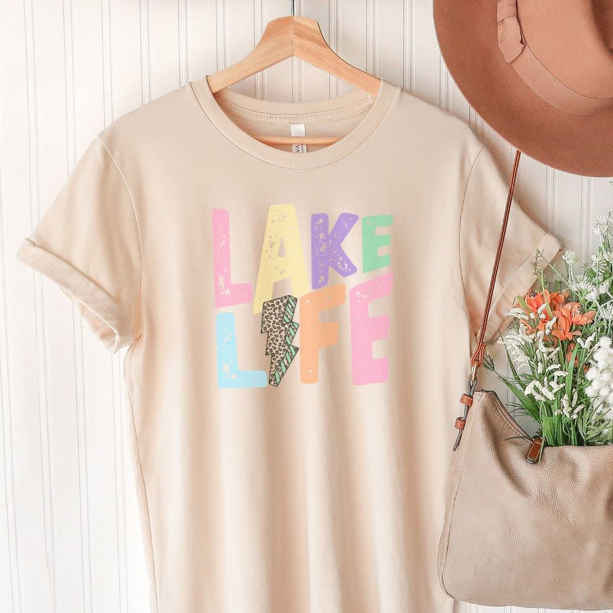 Lake Life Womens T-Shirt Summer