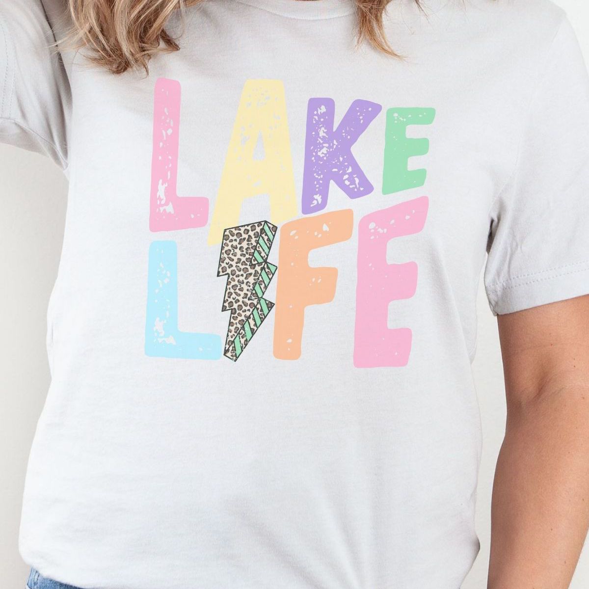 Lake Life Womens T-Shirt Summer