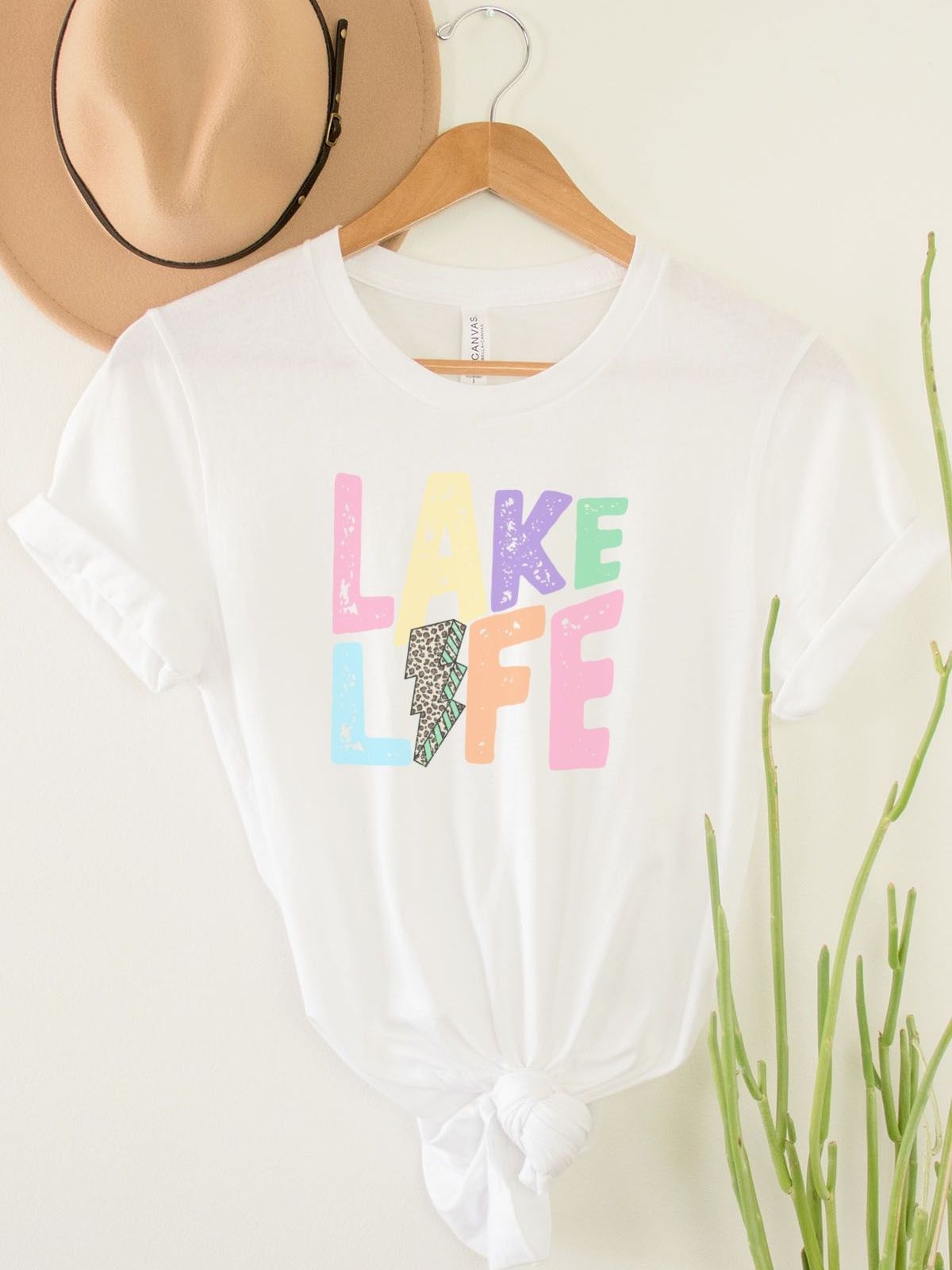 Lake Life Womens T-Shirt Summer
