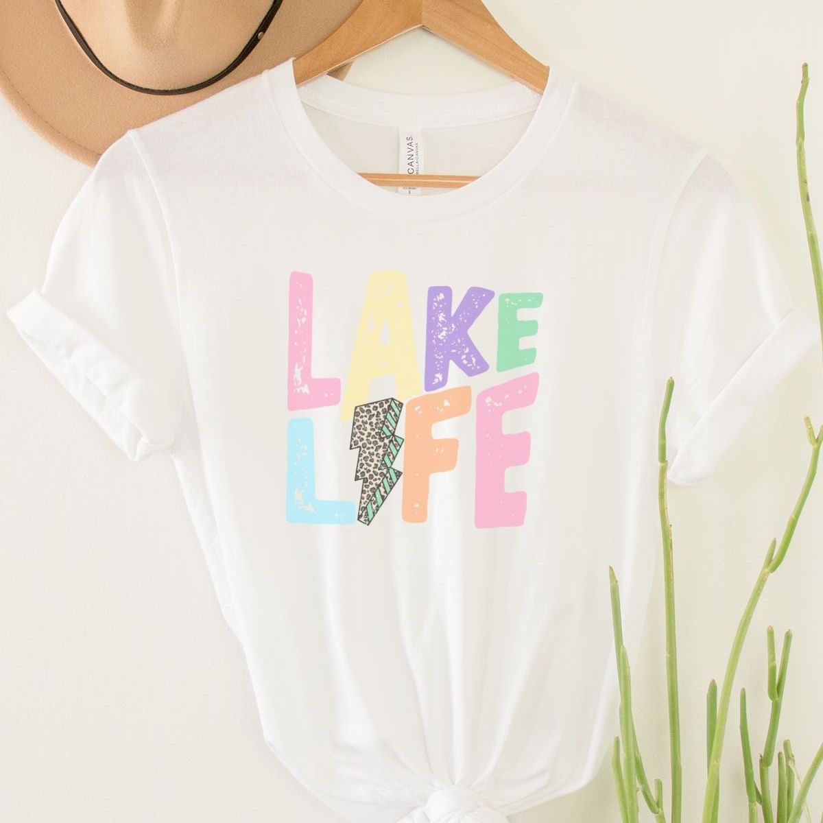 Lake Life Womens T-Shirt Summer