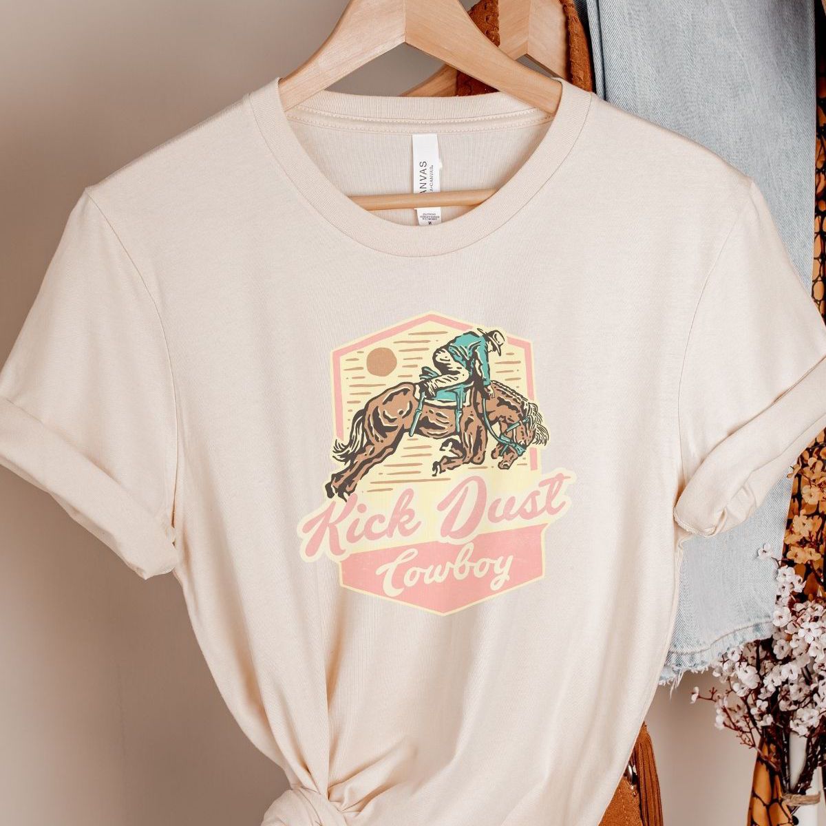 Kick Dust Cowboy Tee Shirt