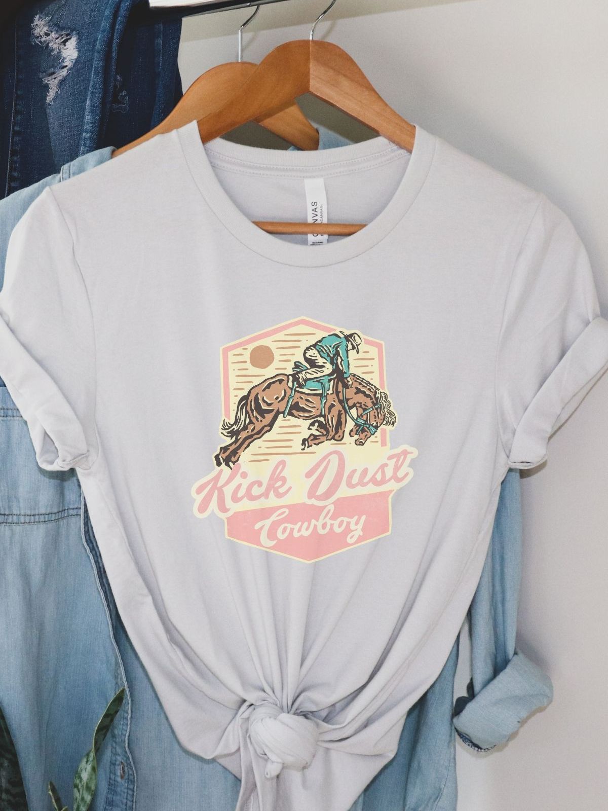 Kick Dust Cowboy Tee Shirt