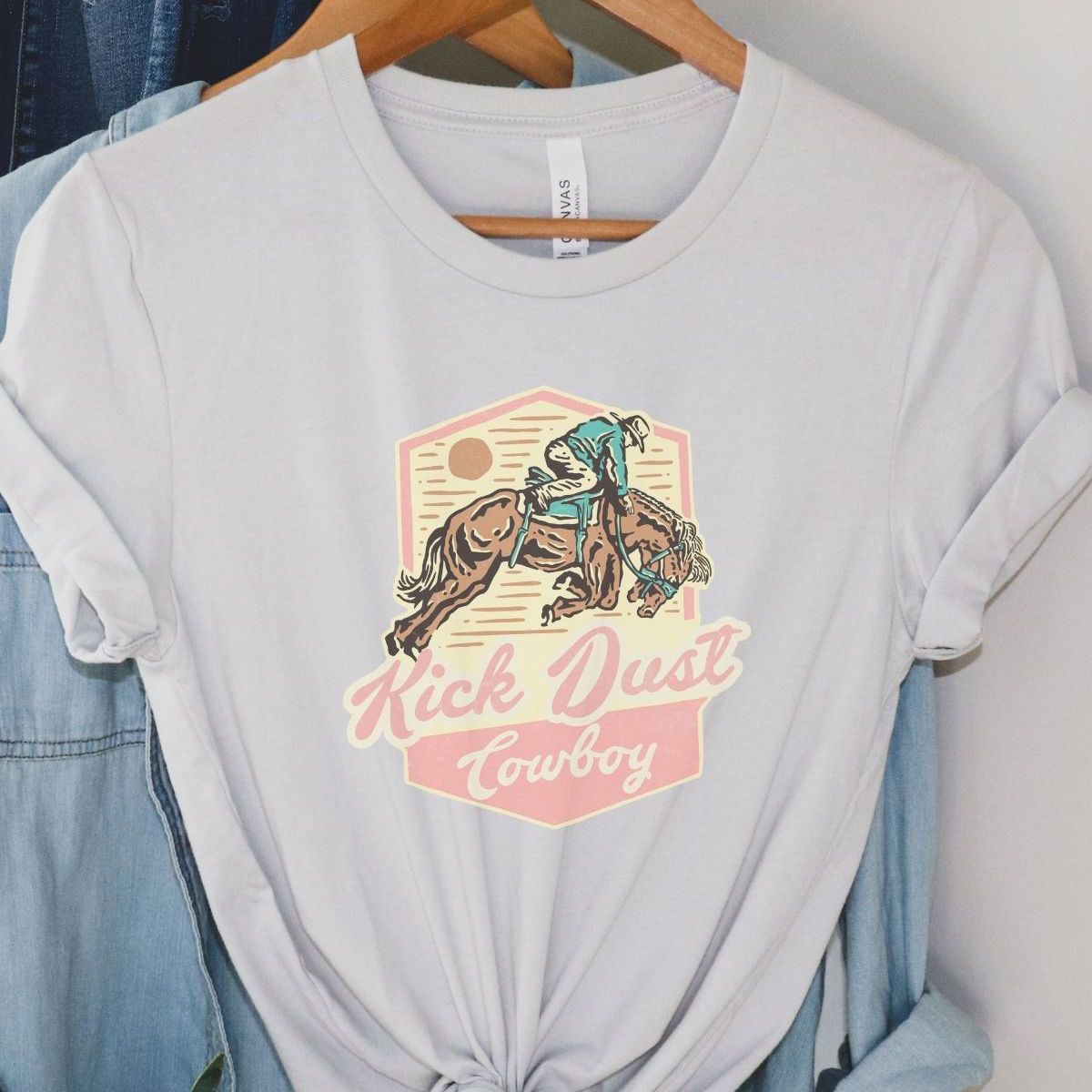 Kick Dust Cowboy Tee Shirt