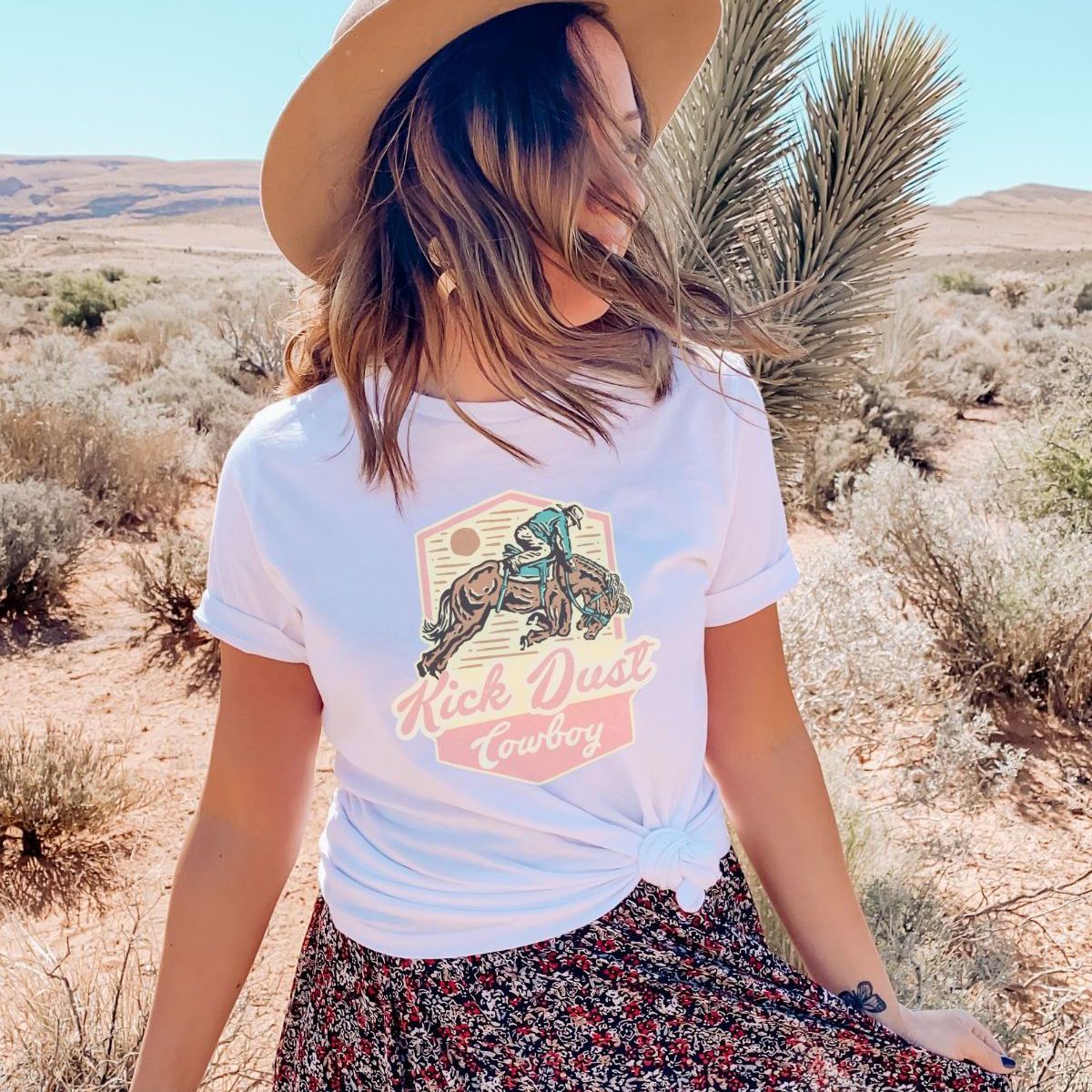 Kick Dust Cowboy Tee Shirt